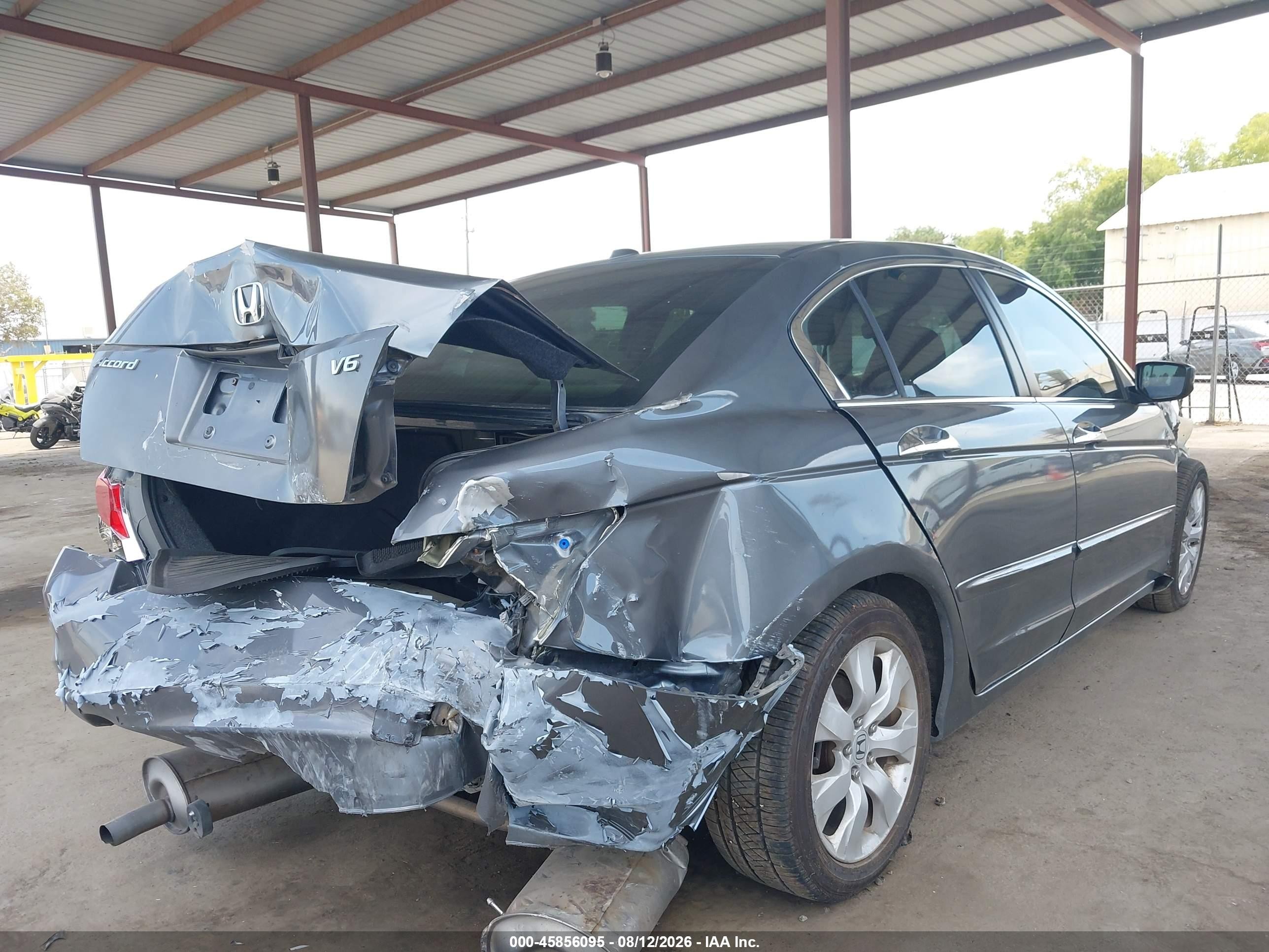 2008 Honda Accord 3.5 Ex-l Gray vin: 1HGCP36808A078809