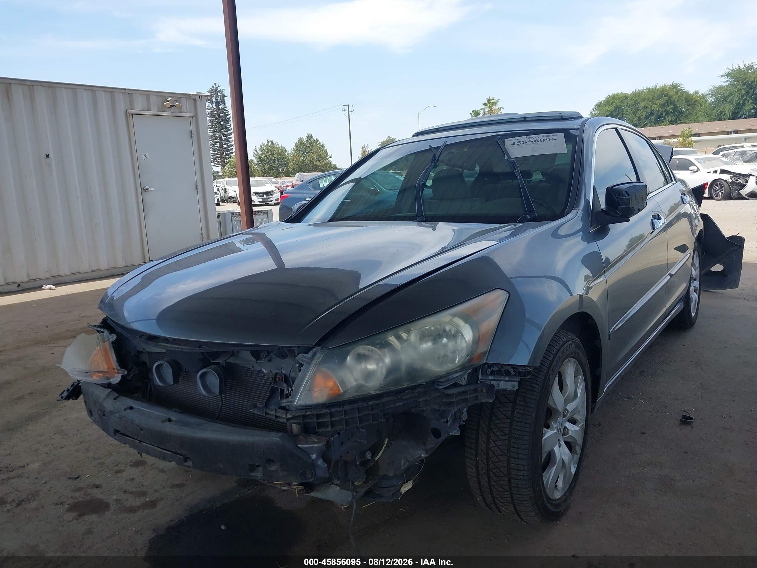 2008 Honda Accord 3.5 Ex-l Gray vin: 1HGCP36808A078809