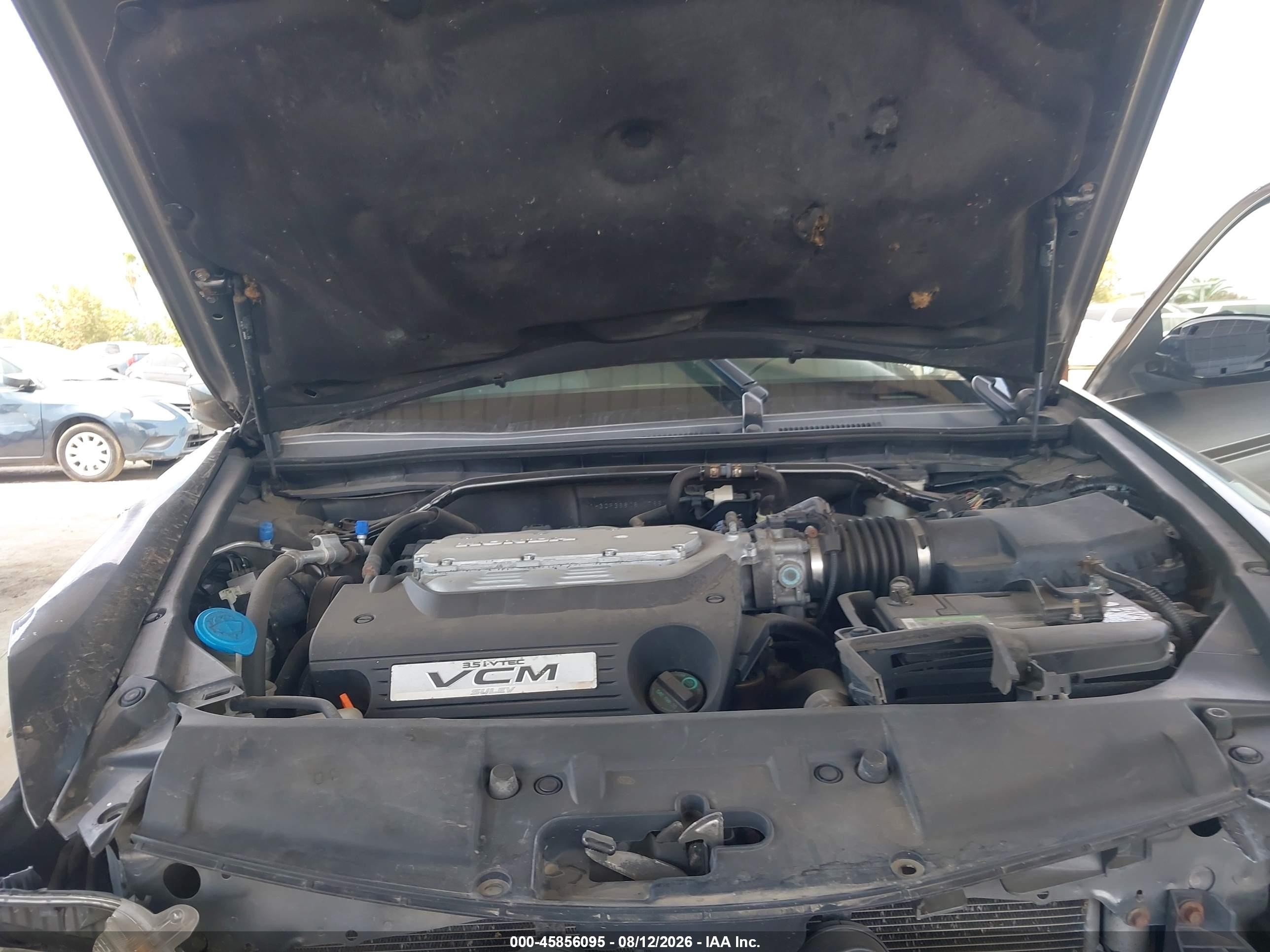 2008 Honda Accord 3.5 Ex-l Gray vin: 1HGCP36808A078809