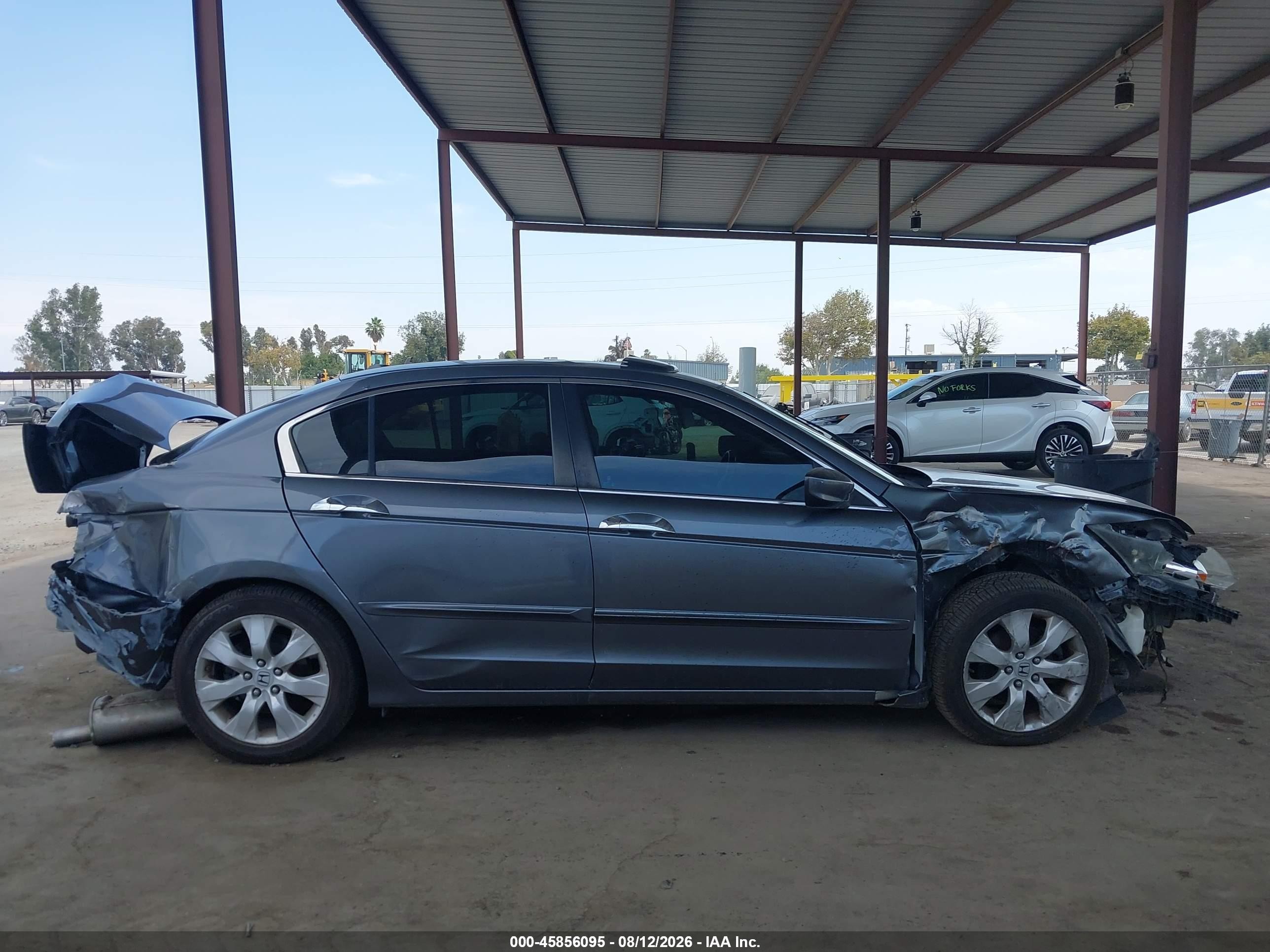 2008 Honda Accord 3.5 Ex-l Gray vin: 1HGCP36808A078809