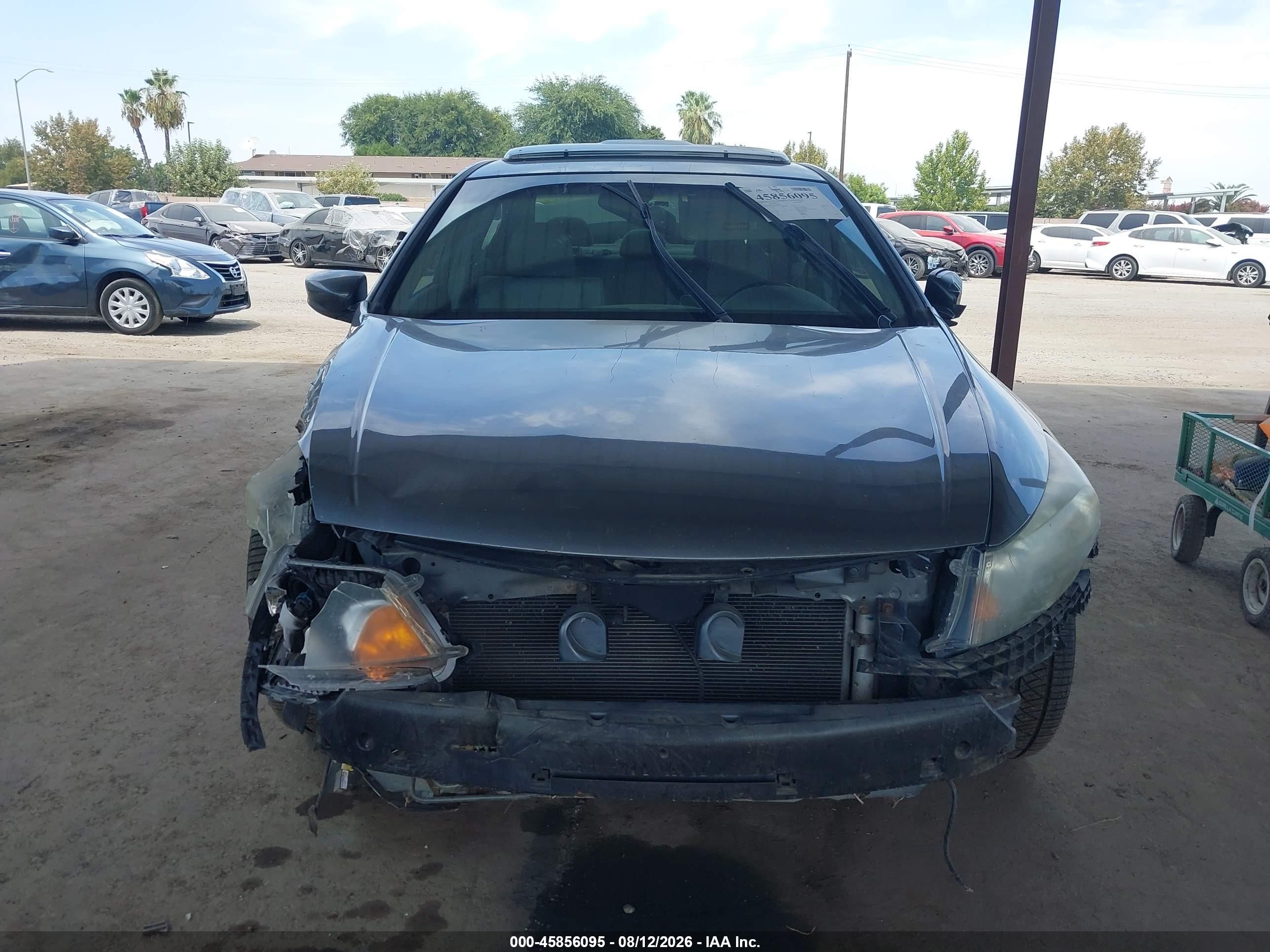 2008 Honda Accord 3.5 Ex-l Gray vin: 1HGCP36808A078809