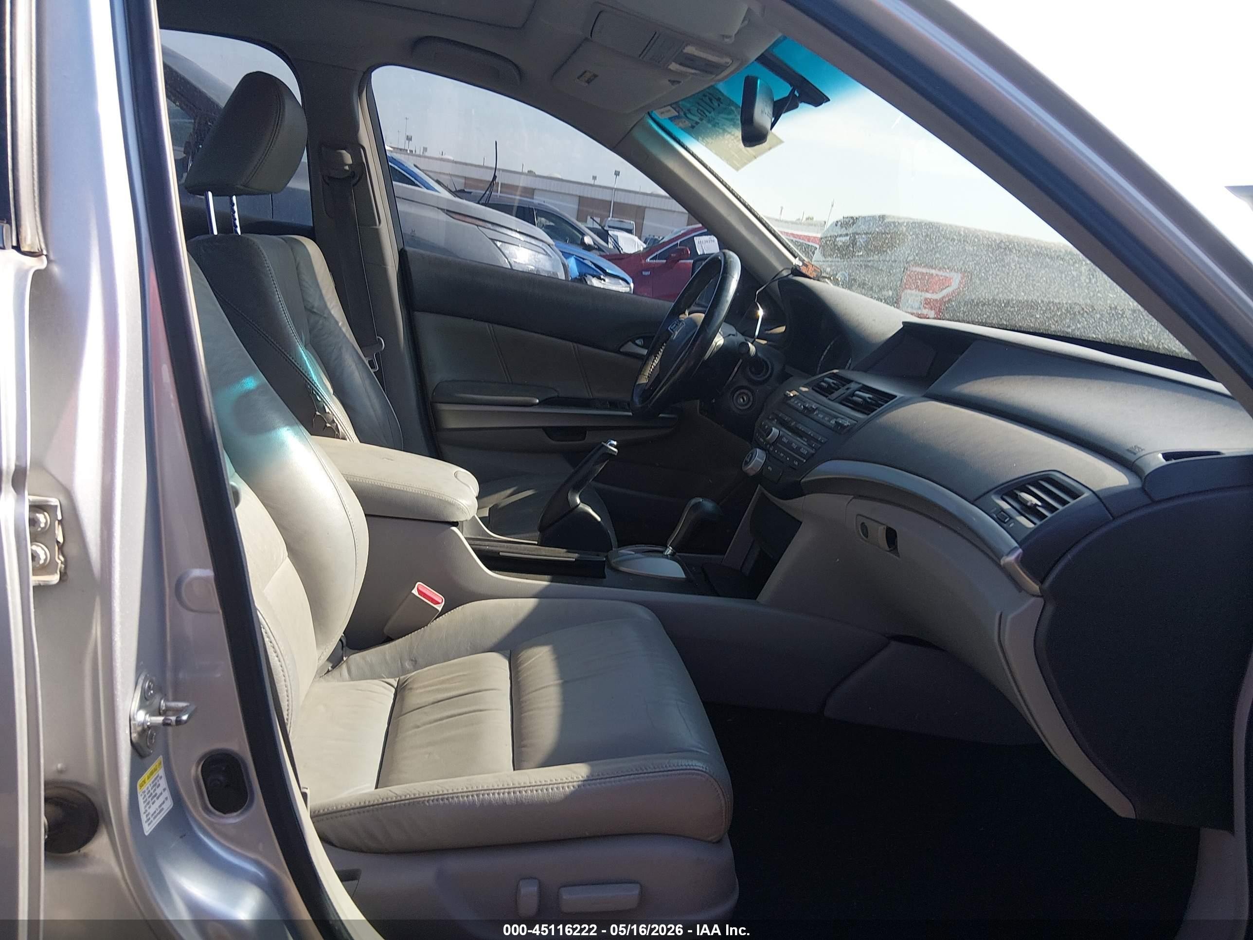 2008 Honda Accord Exl Gray vin: 1HGCP36808A078941