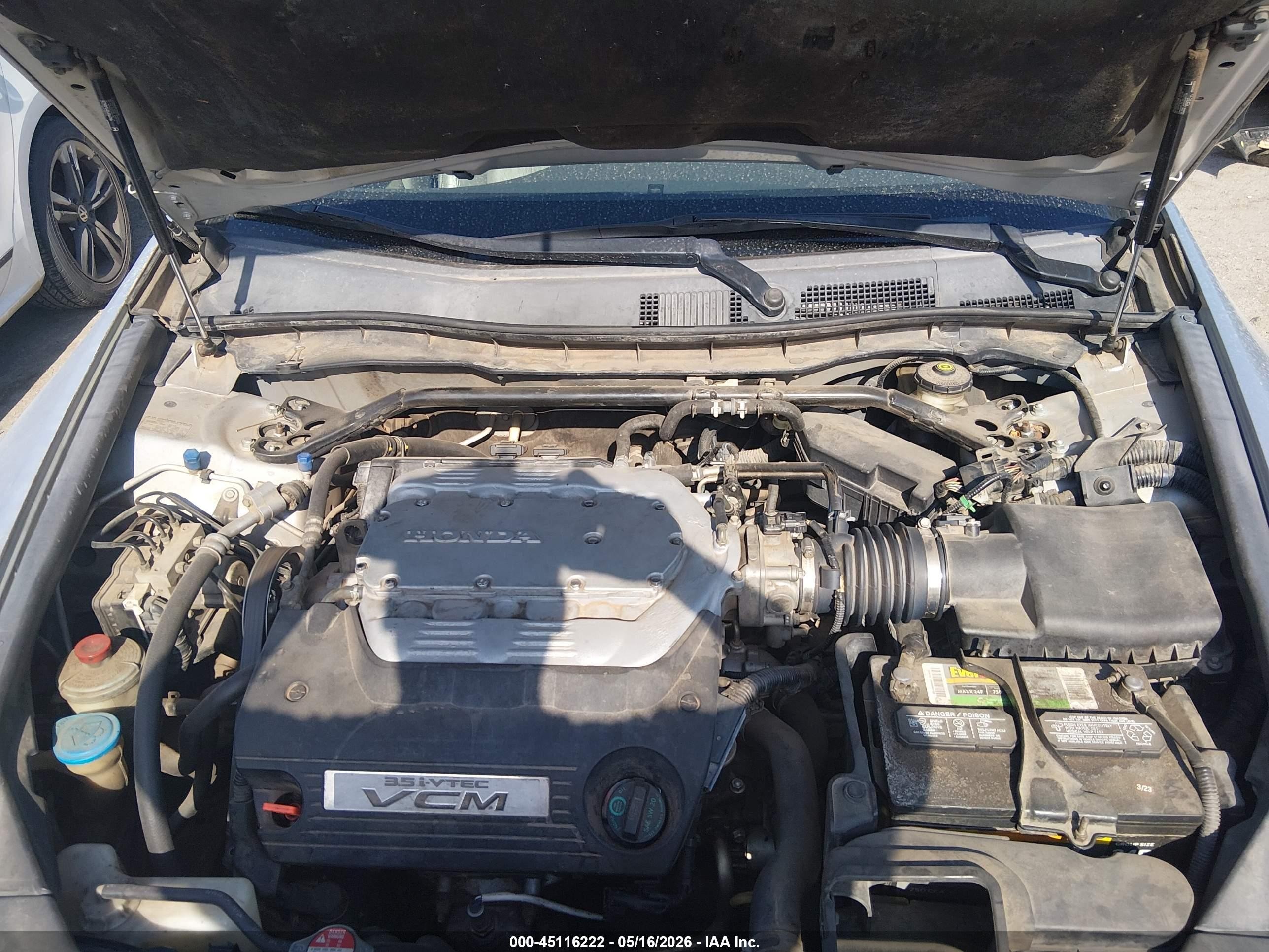 2008 Honda Accord Exl Gray vin: 1HGCP36808A078941
