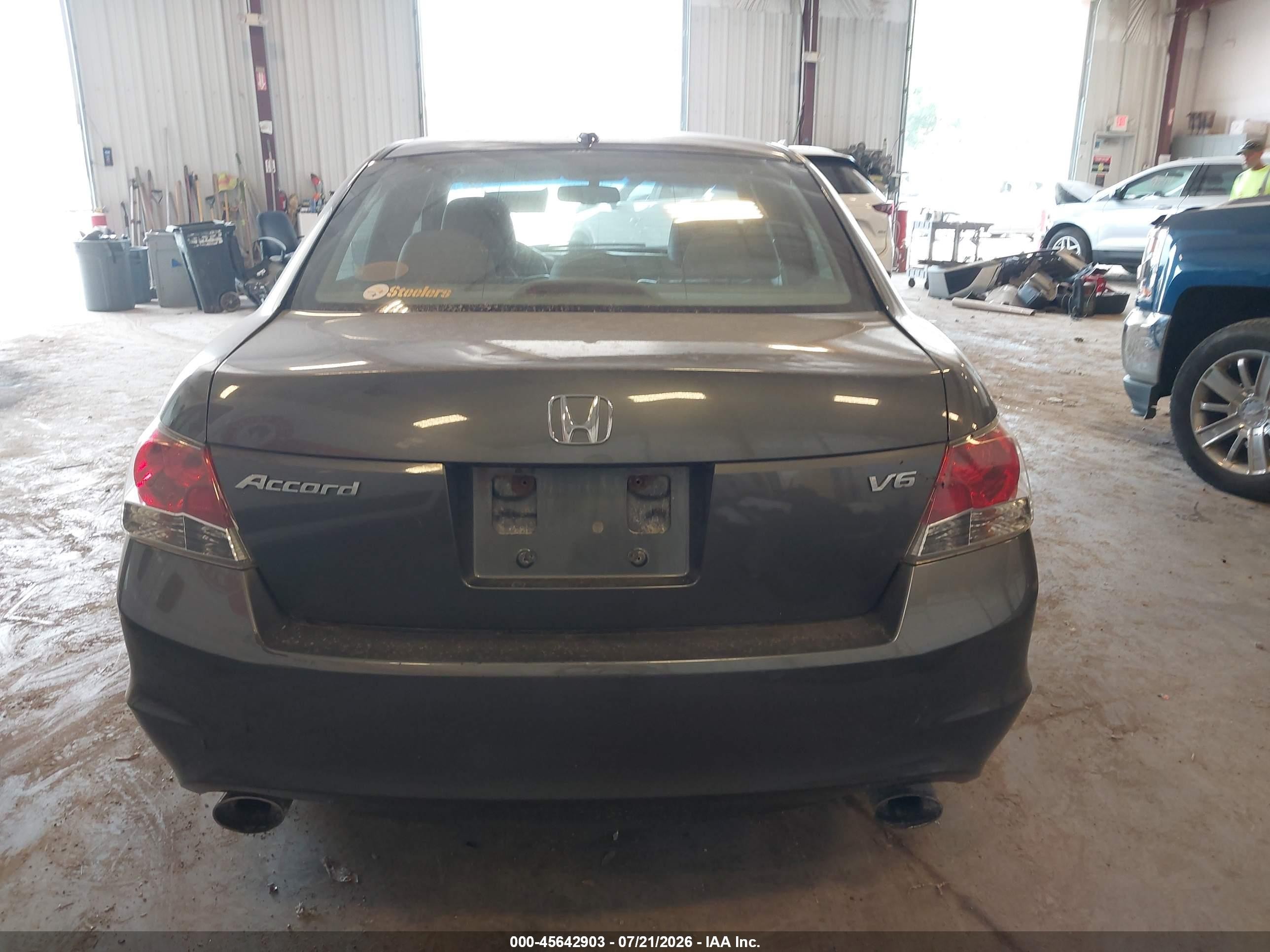 2008 Honda Accord 3.5 Ex-l Gray vin: 1HGCP36808A085887