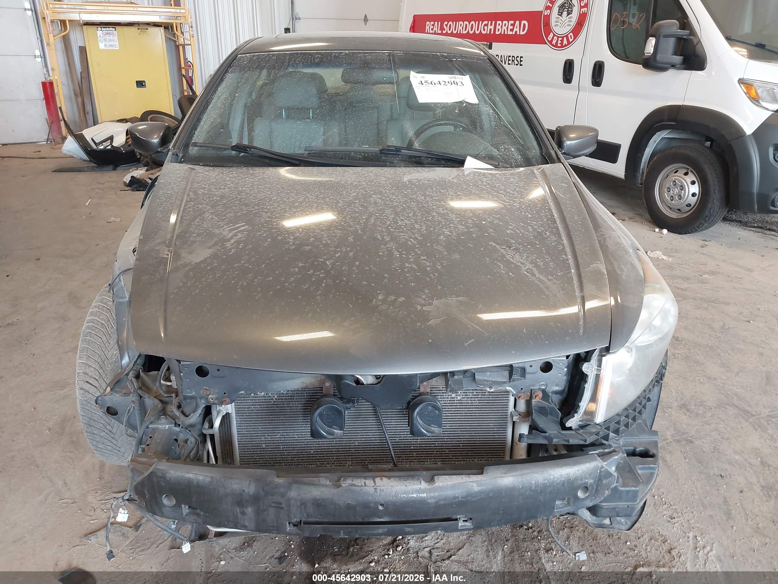 2008 Honda Accord 3.5 Ex-l Gray vin: 1HGCP36808A085887