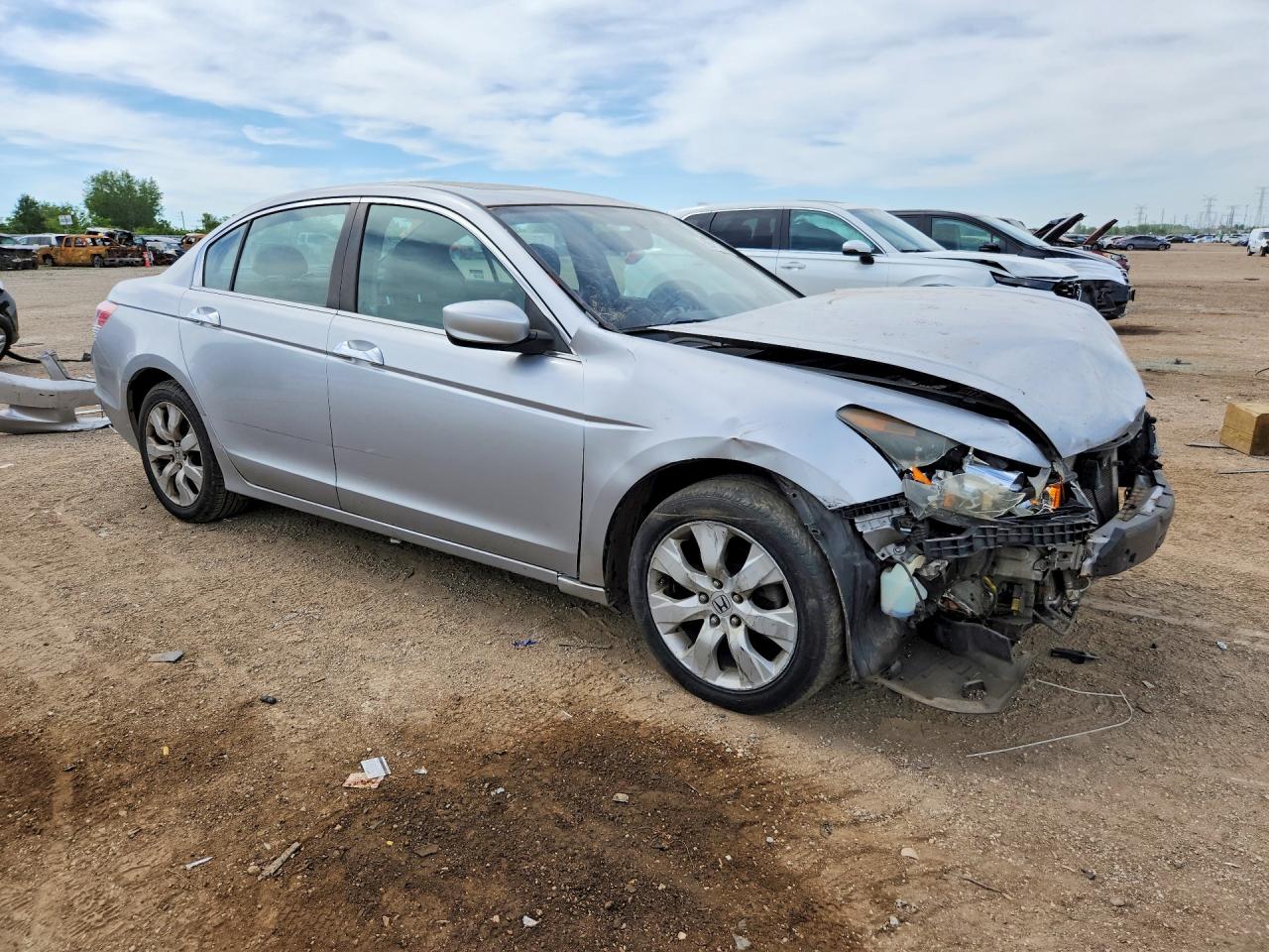 2009 Honda Accord Exl Silver vin: 1HGCP36809A007112