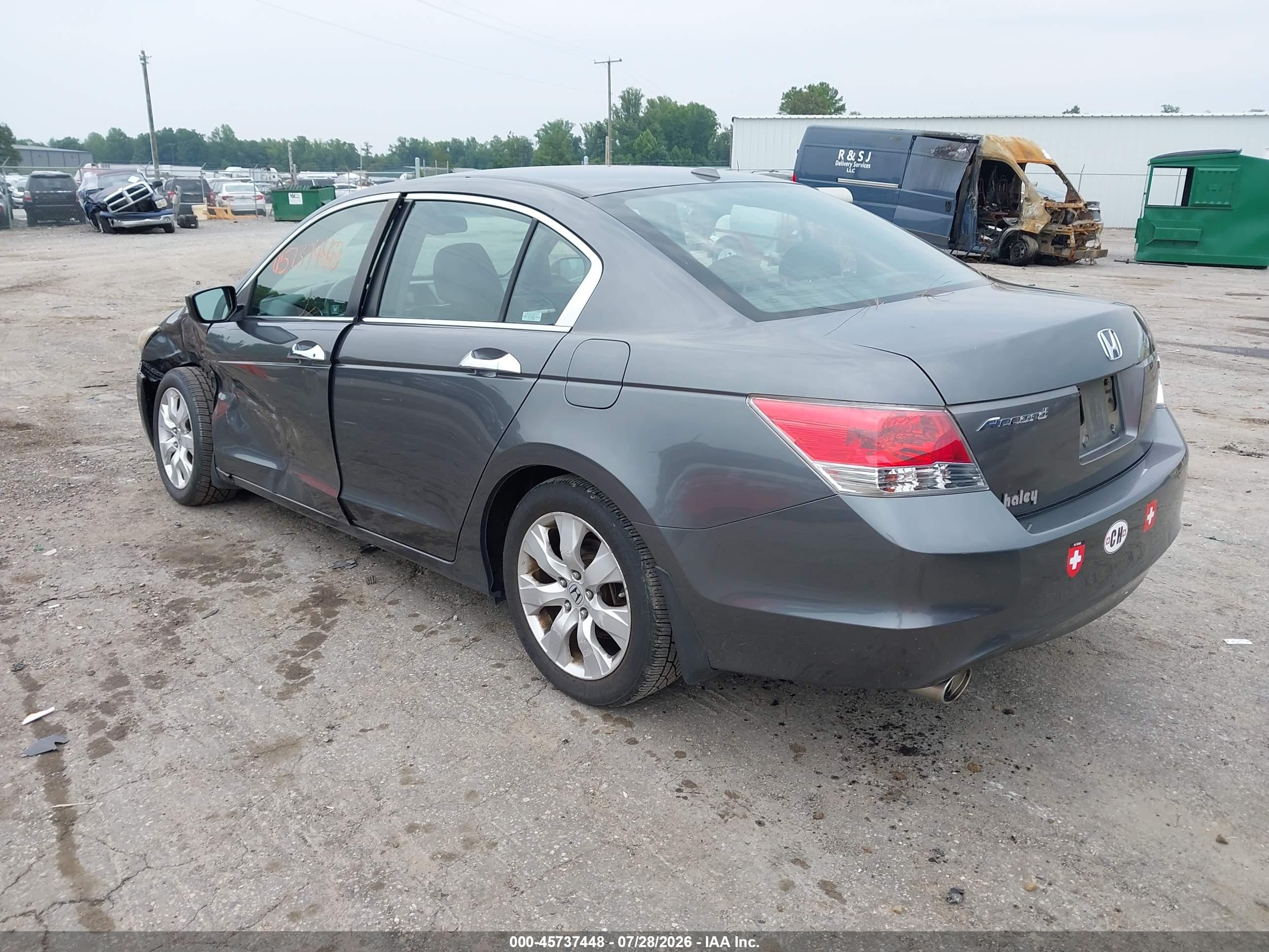 2009 Honda Accord 3.5 Ex-l Gray vin: 1HGCP36809A009619
