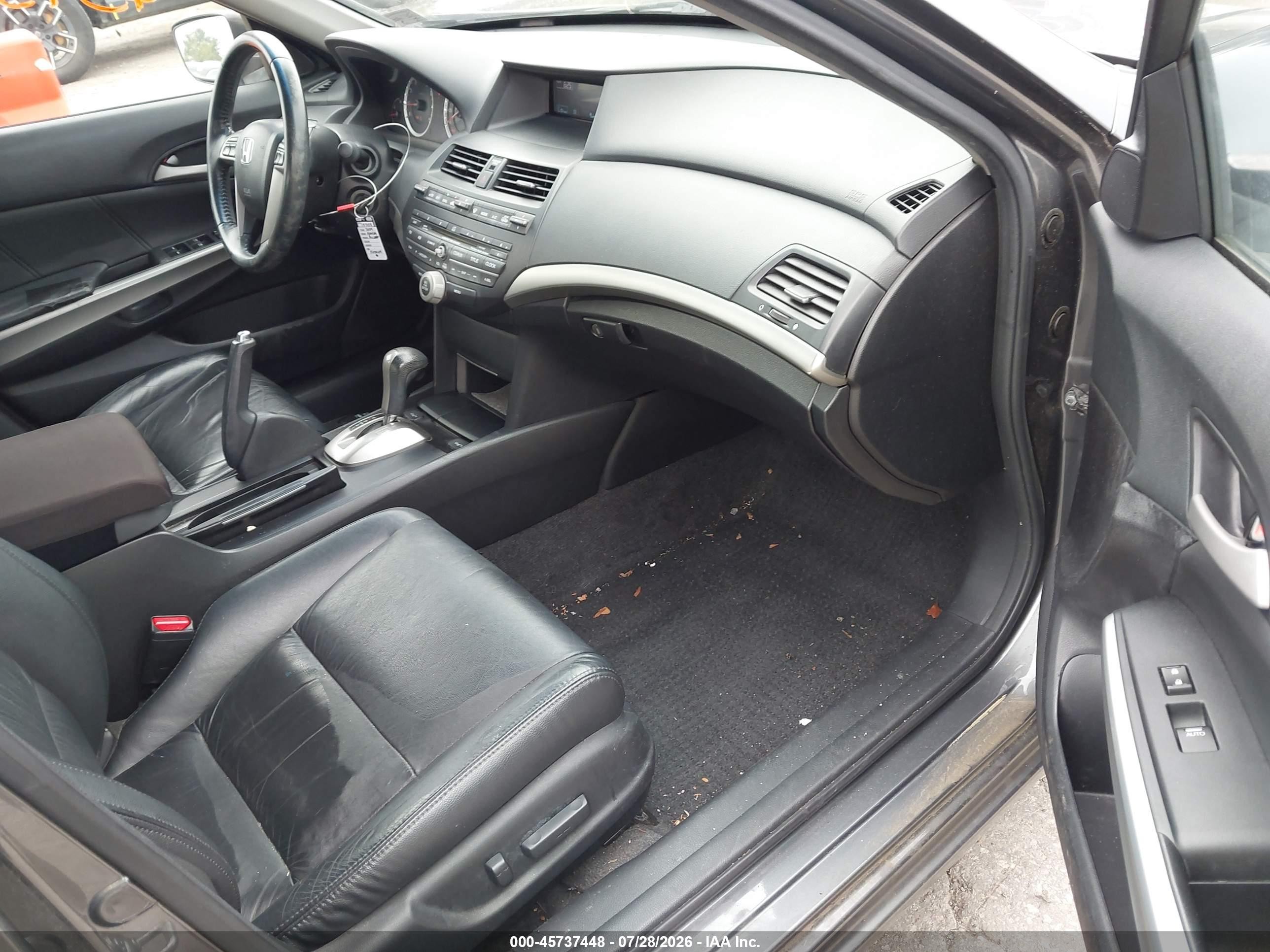 2009 Honda Accord 3.5 Ex-l Gray vin: 1HGCP36809A009619