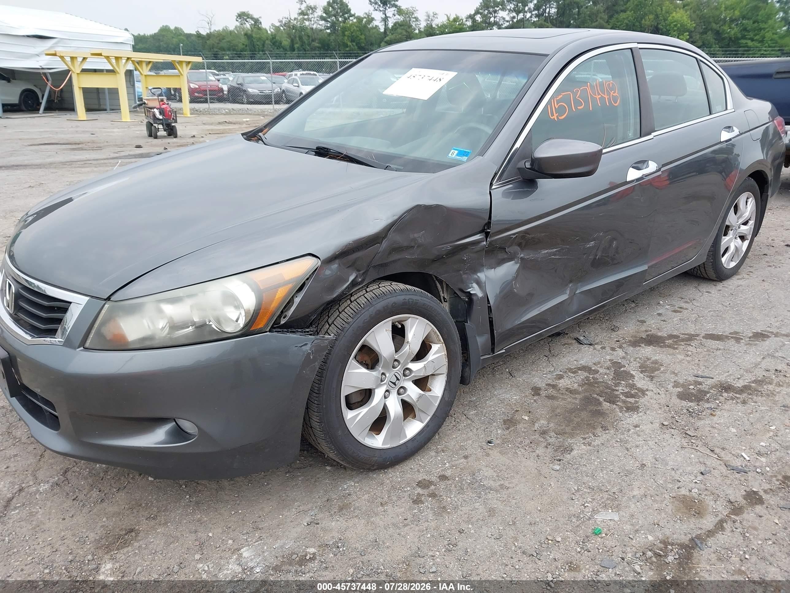 2009 Honda Accord 3.5 Ex-l Gray vin: 1HGCP36809A009619