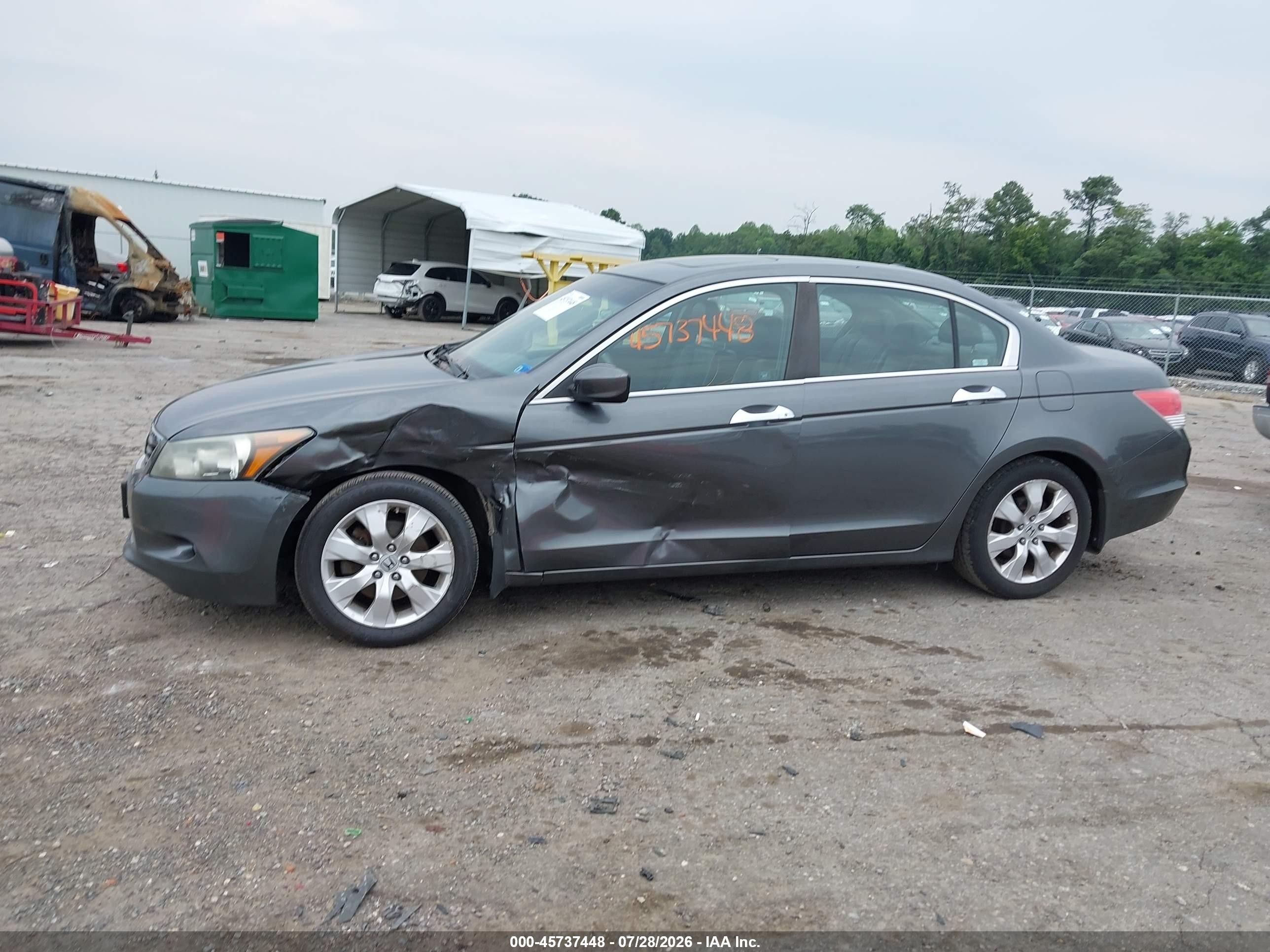 2009 Honda Accord 3.5 Ex-l Gray vin: 1HGCP36809A009619