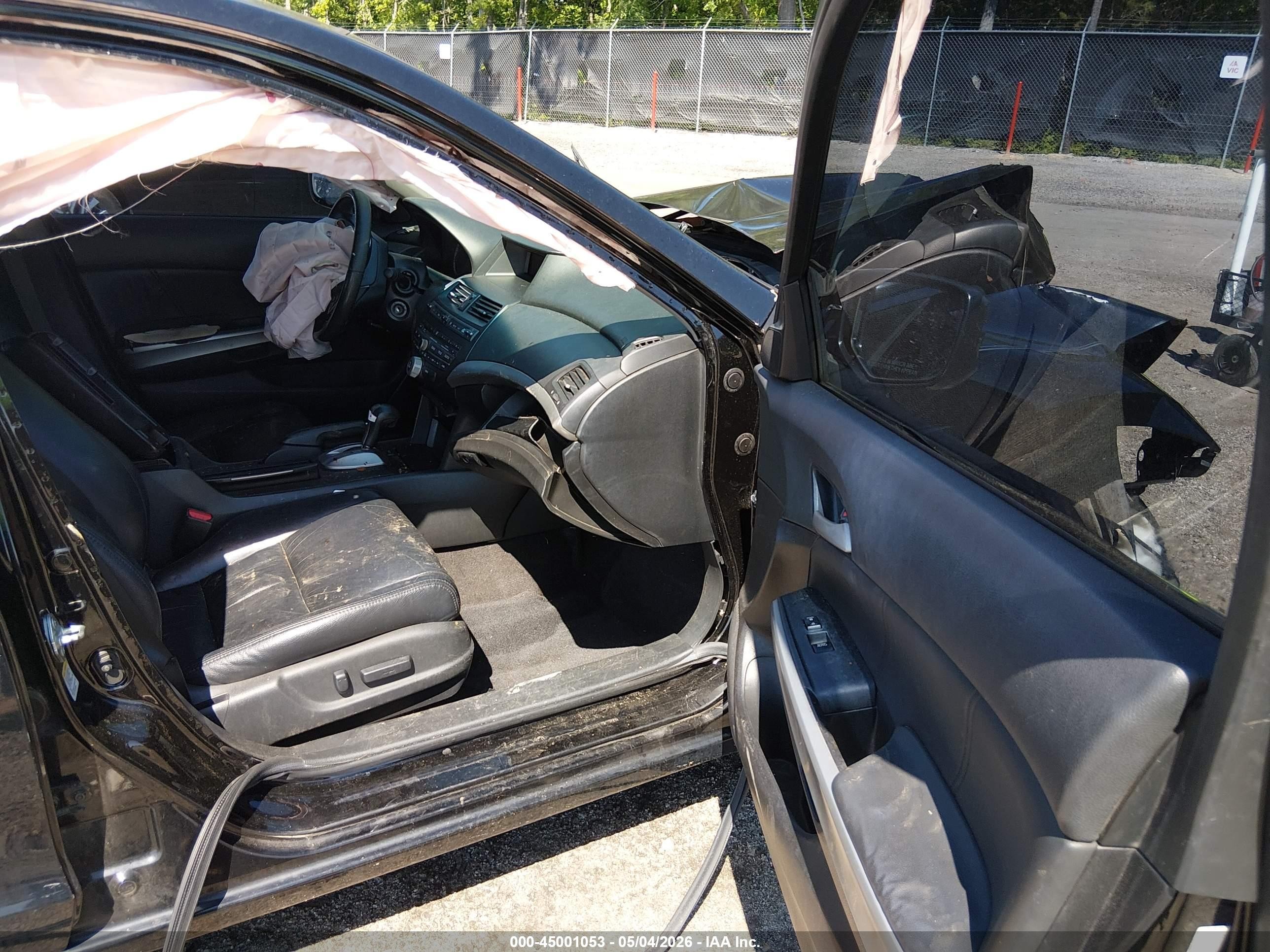2009 Honda Accord 3.5 Ex-l Black vin: 1HGCP36809A013427