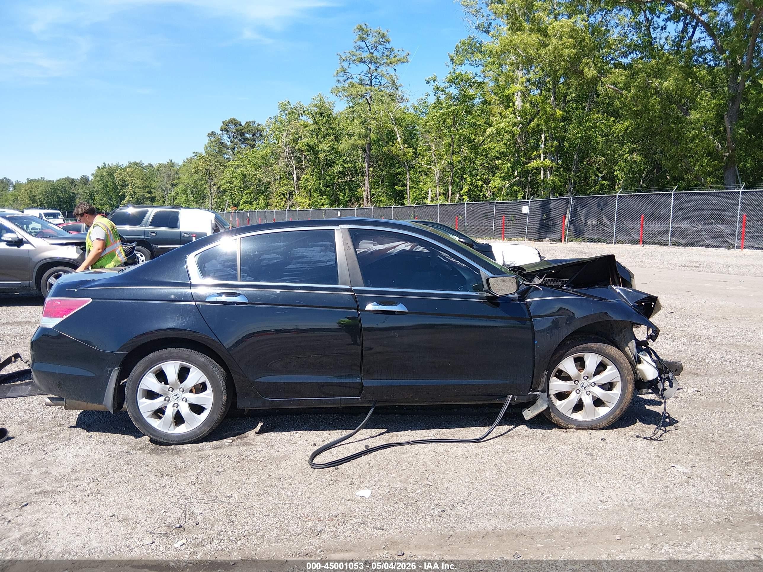 2009 Honda Accord 3.5 Ex-l Black vin: 1HGCP36809A013427