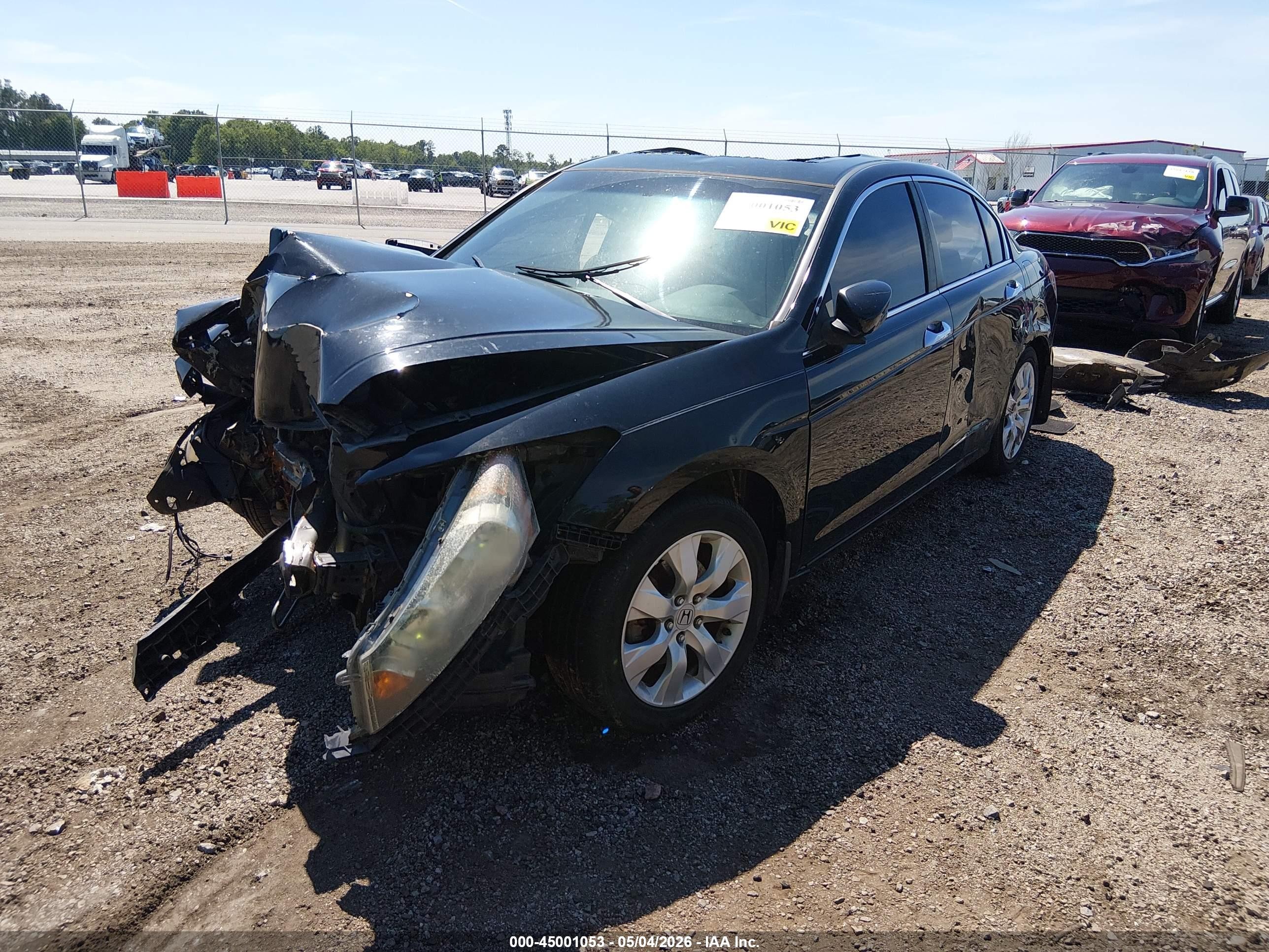 2009 Honda Accord 3.5 Ex-l Black vin: 1HGCP36809A013427