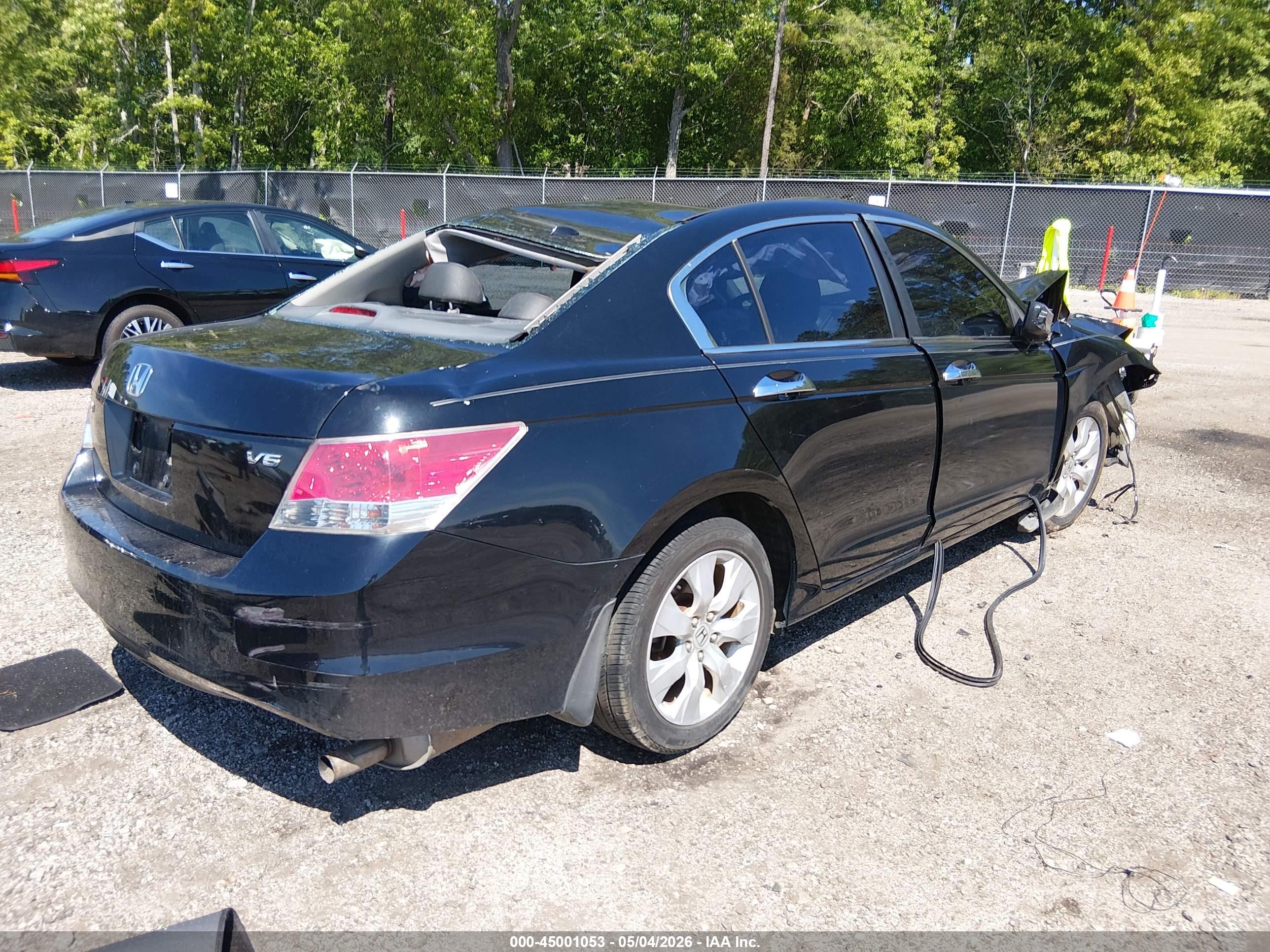 2009 Honda Accord 3.5 Ex-l Black vin: 1HGCP36809A013427