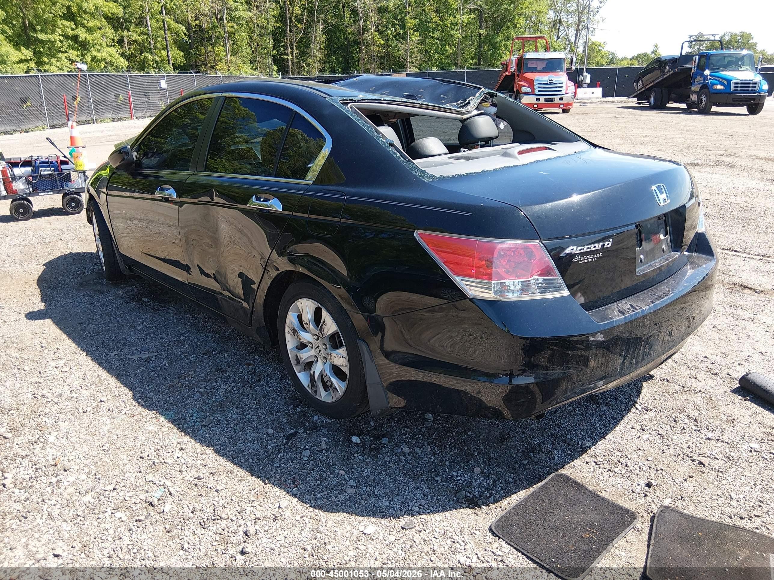 2009 Honda Accord 3.5 Ex-l Black vin: 1HGCP36809A013427