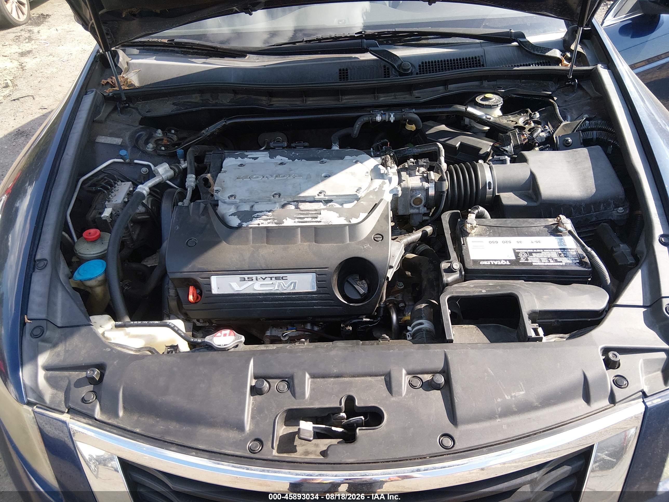 2009 Honda Accord 3.5 Ex-l Blue vin: 1HGCP36809A018739