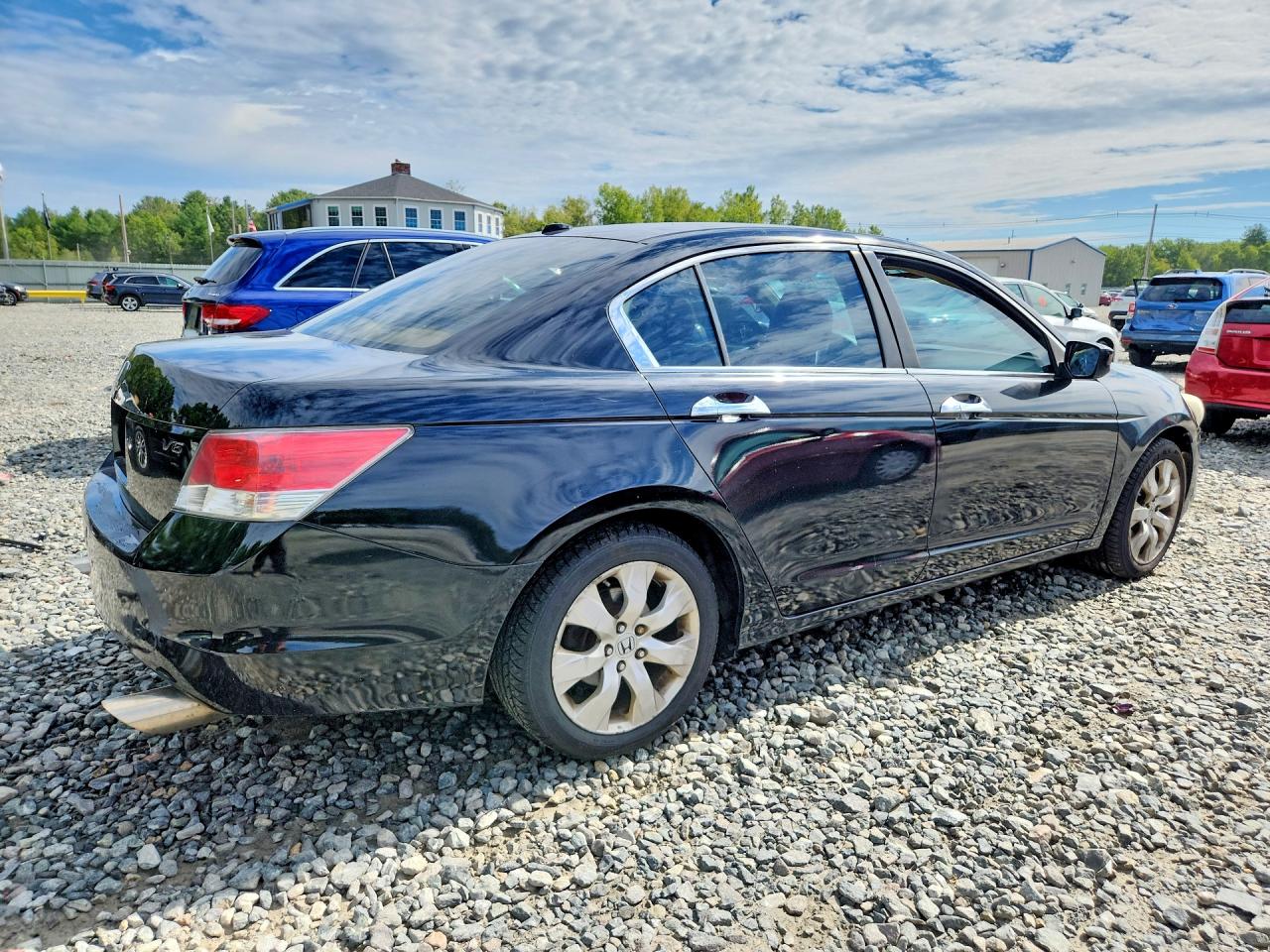 2009 Honda Accord Exl Black vin: 1HGCP36809A028624