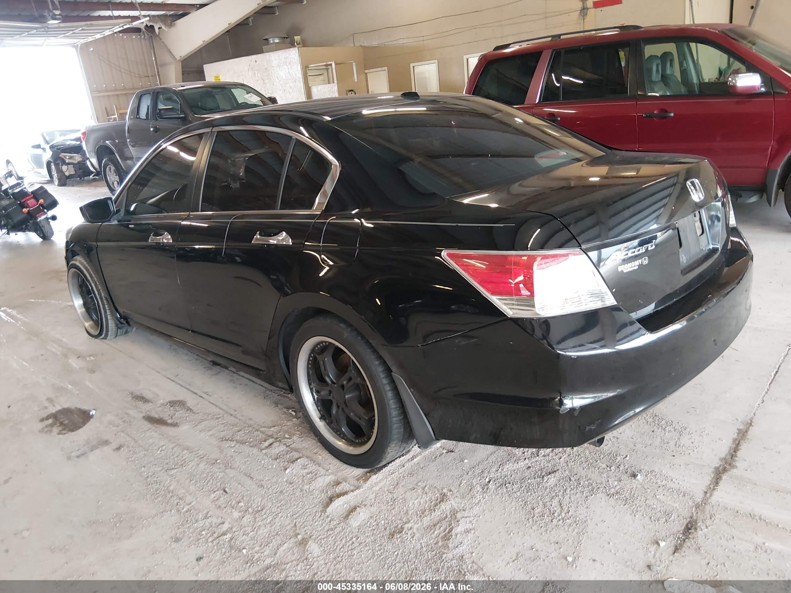 2009 Honda Accord 3.5 Ex-l Black vin: 1HGCP36809A034133