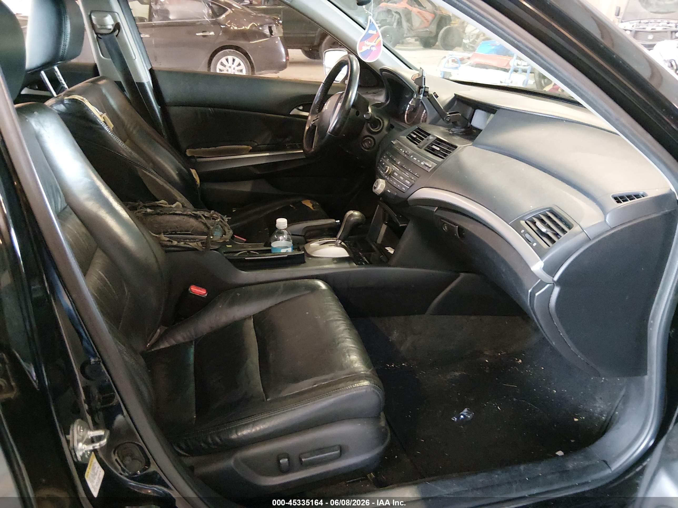 2009 Honda Accord 3.5 Ex-l Black vin: 1HGCP36809A034133