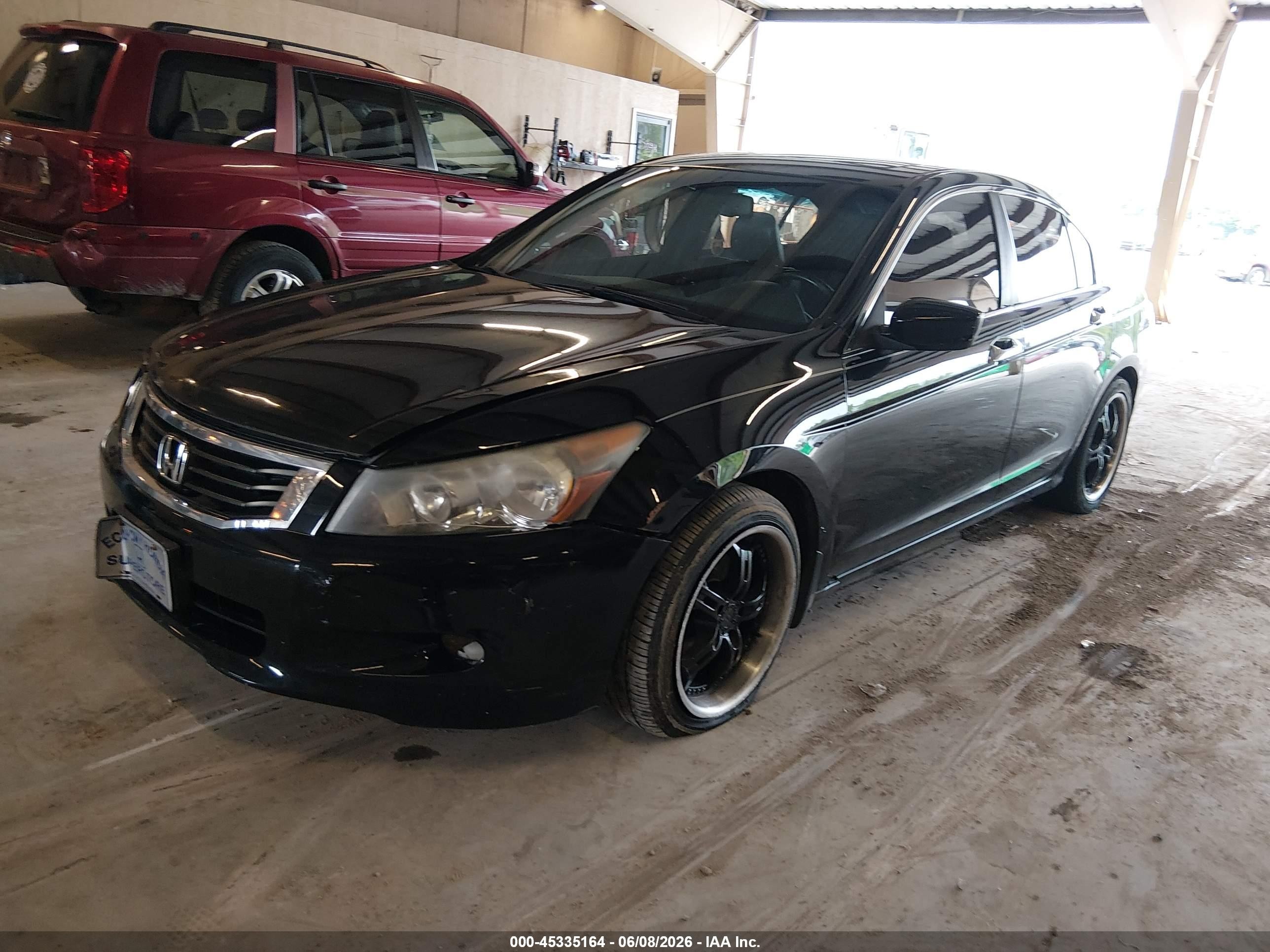 2009 Honda Accord 3.5 Ex-l Black vin: 1HGCP36809A034133