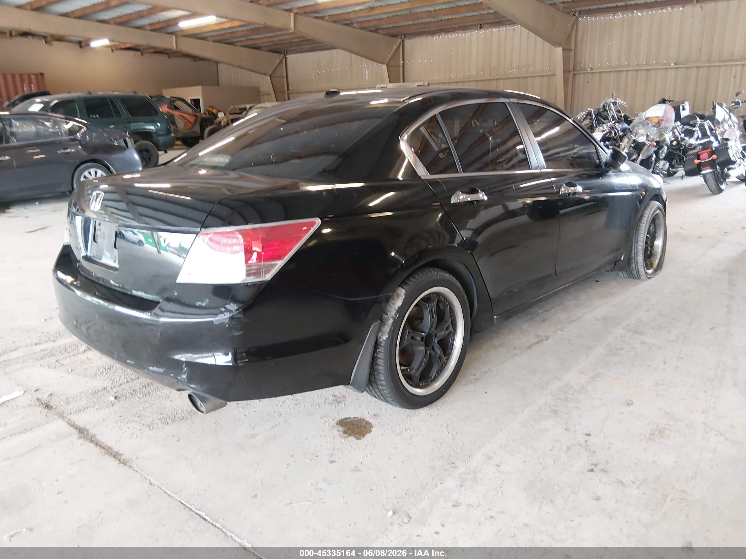 2009 Honda Accord 3.5 Ex-l Black vin: 1HGCP36809A034133