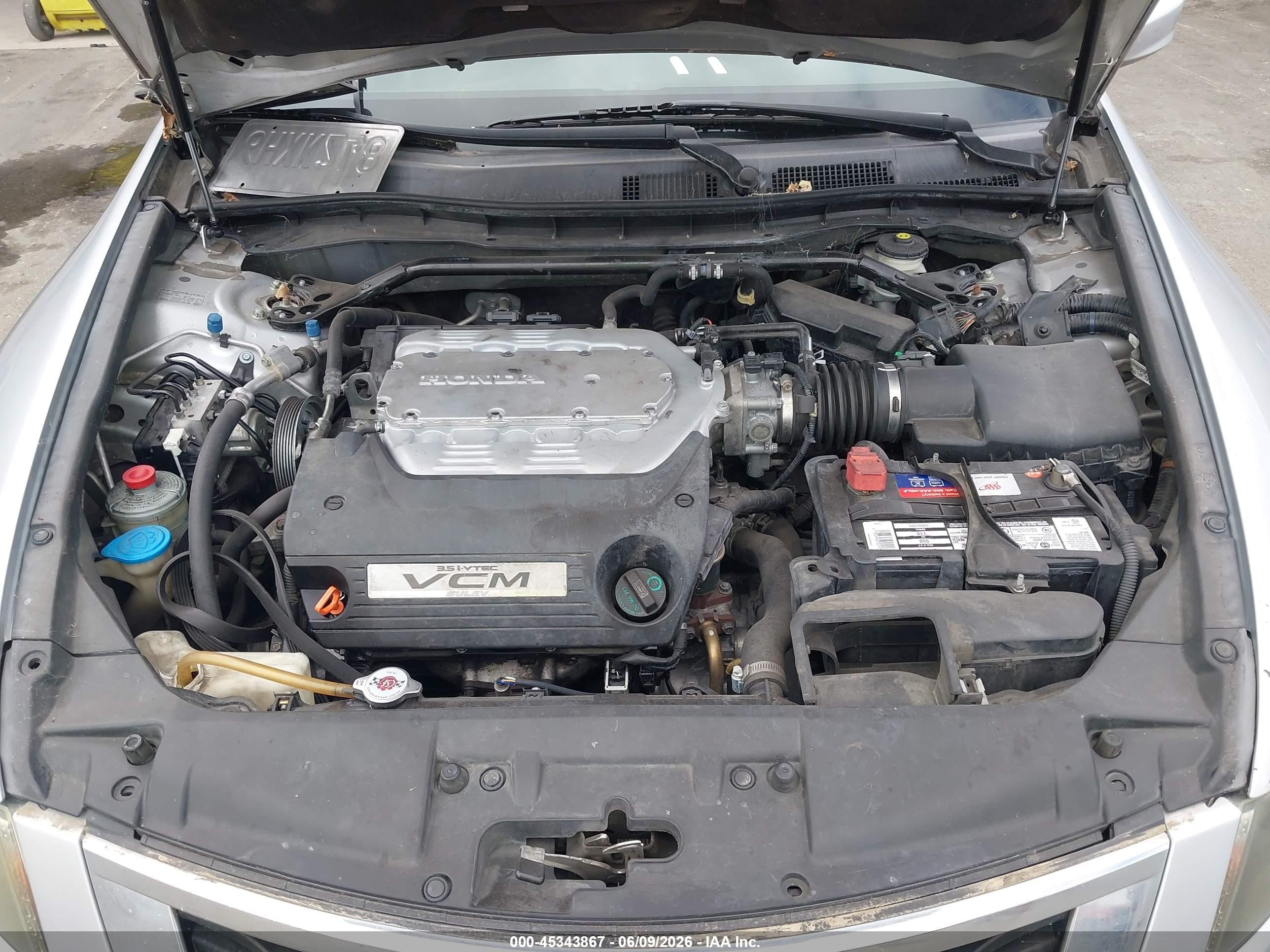 2009 Honda Accord 3.5 Ex-l Silver vin: 1HGCP36809A037131