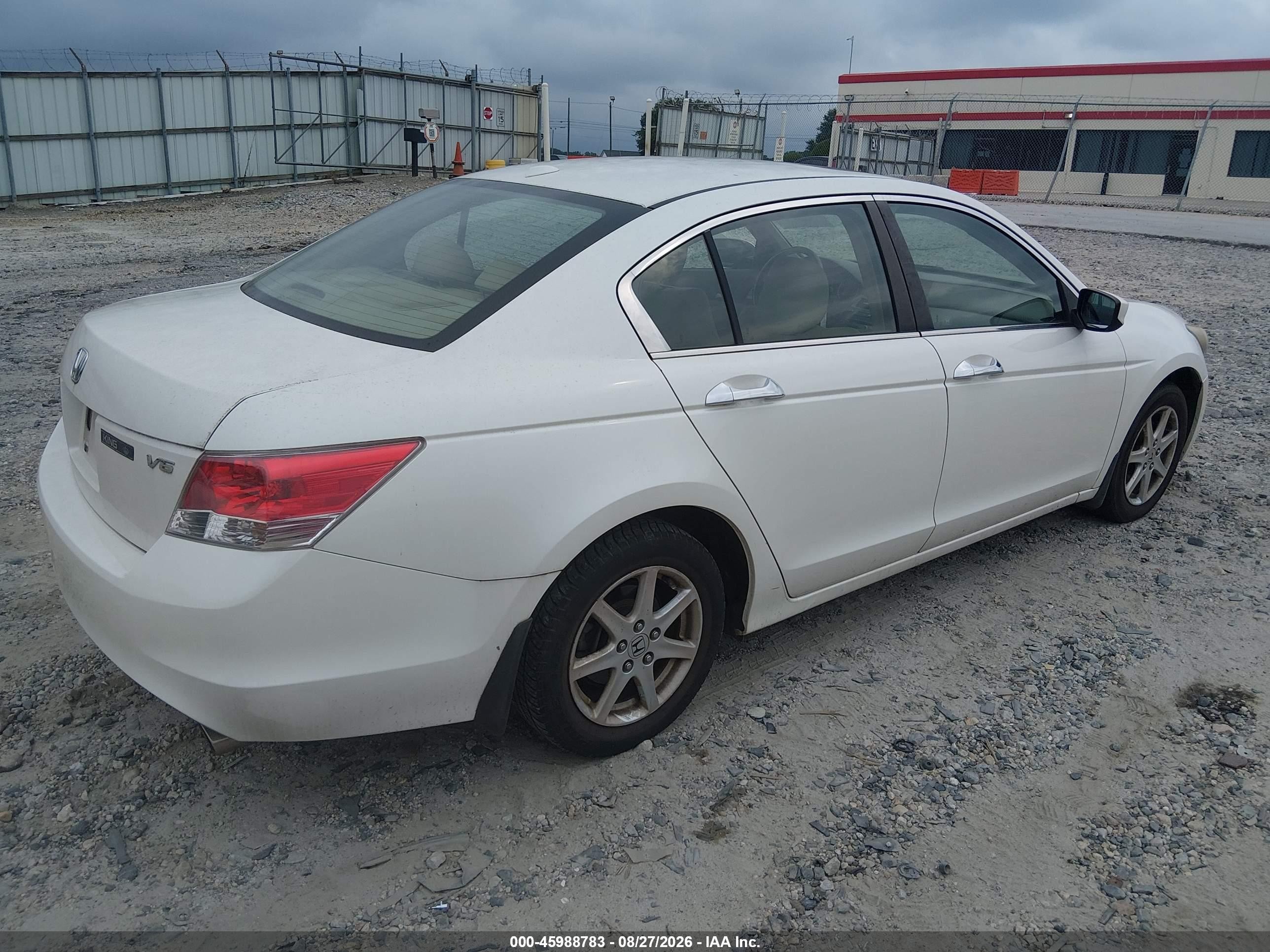2009 Honda Accord 3.5 Ex-l White vin: 1HGCP36809A038201
