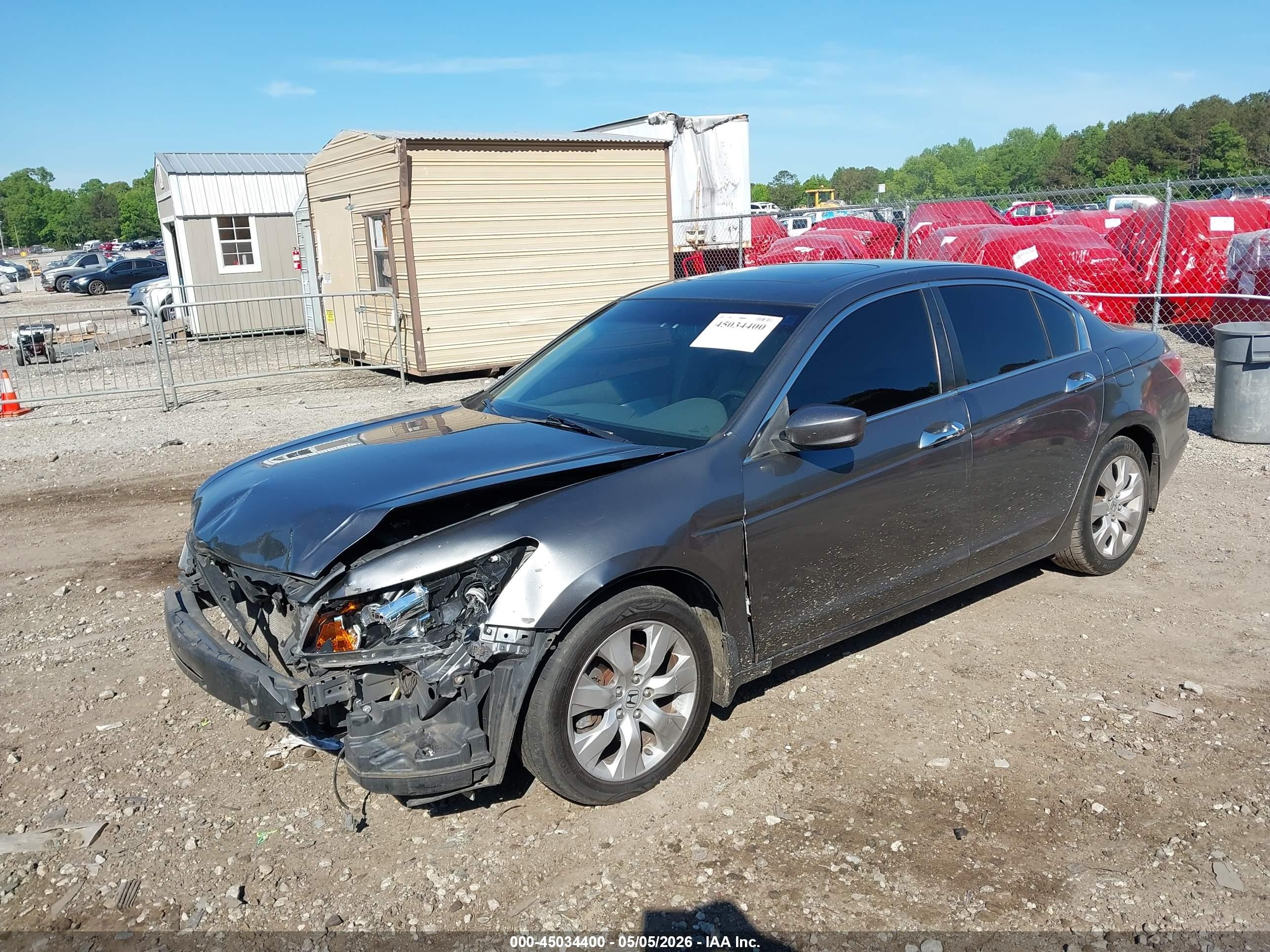 2009 Honda Accord 3.5 Ex-l Gray vin: 1HGCP36809A039400
