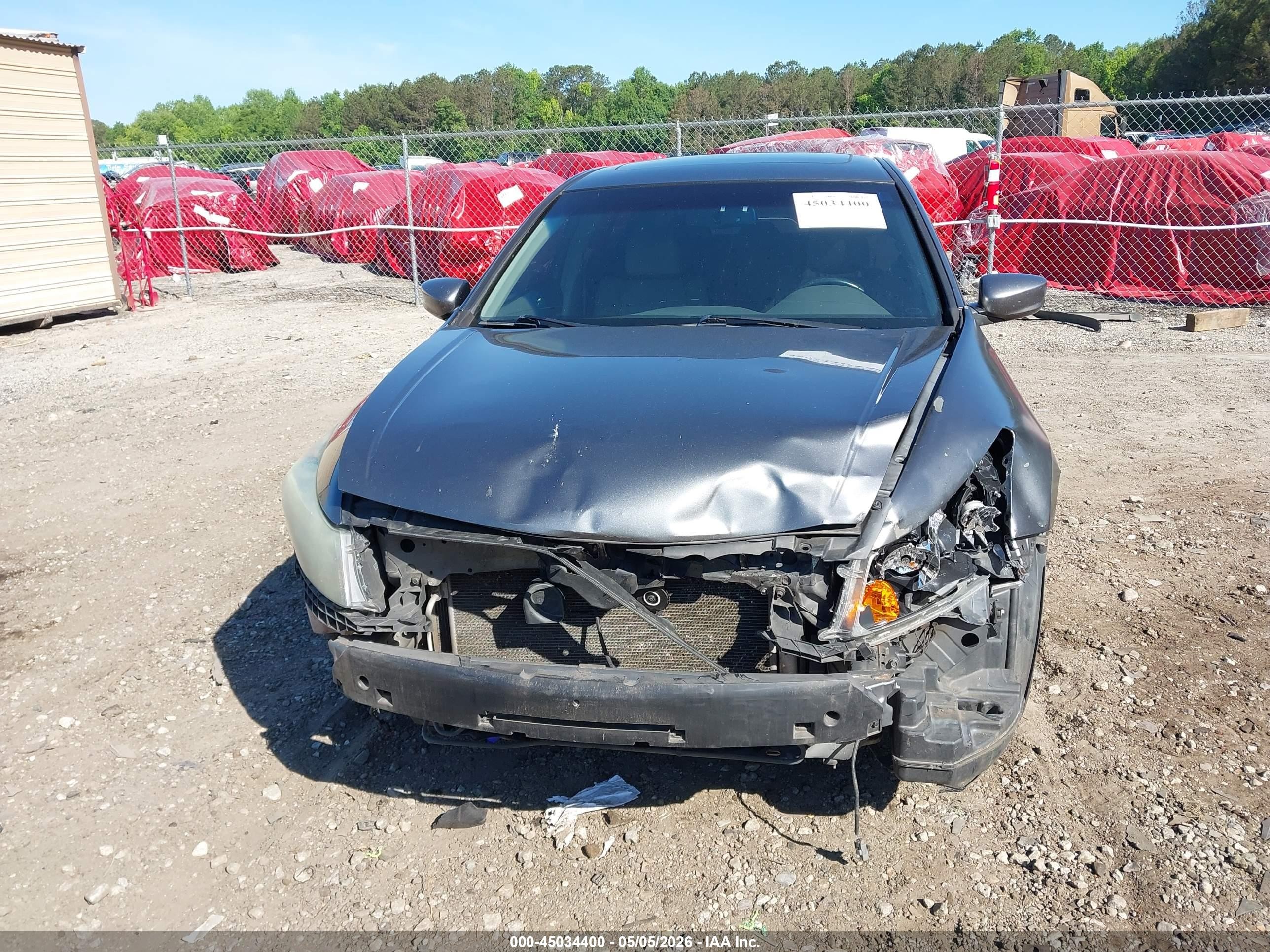 2009 Honda Accord 3.5 Ex-l Gray vin: 1HGCP36809A039400
