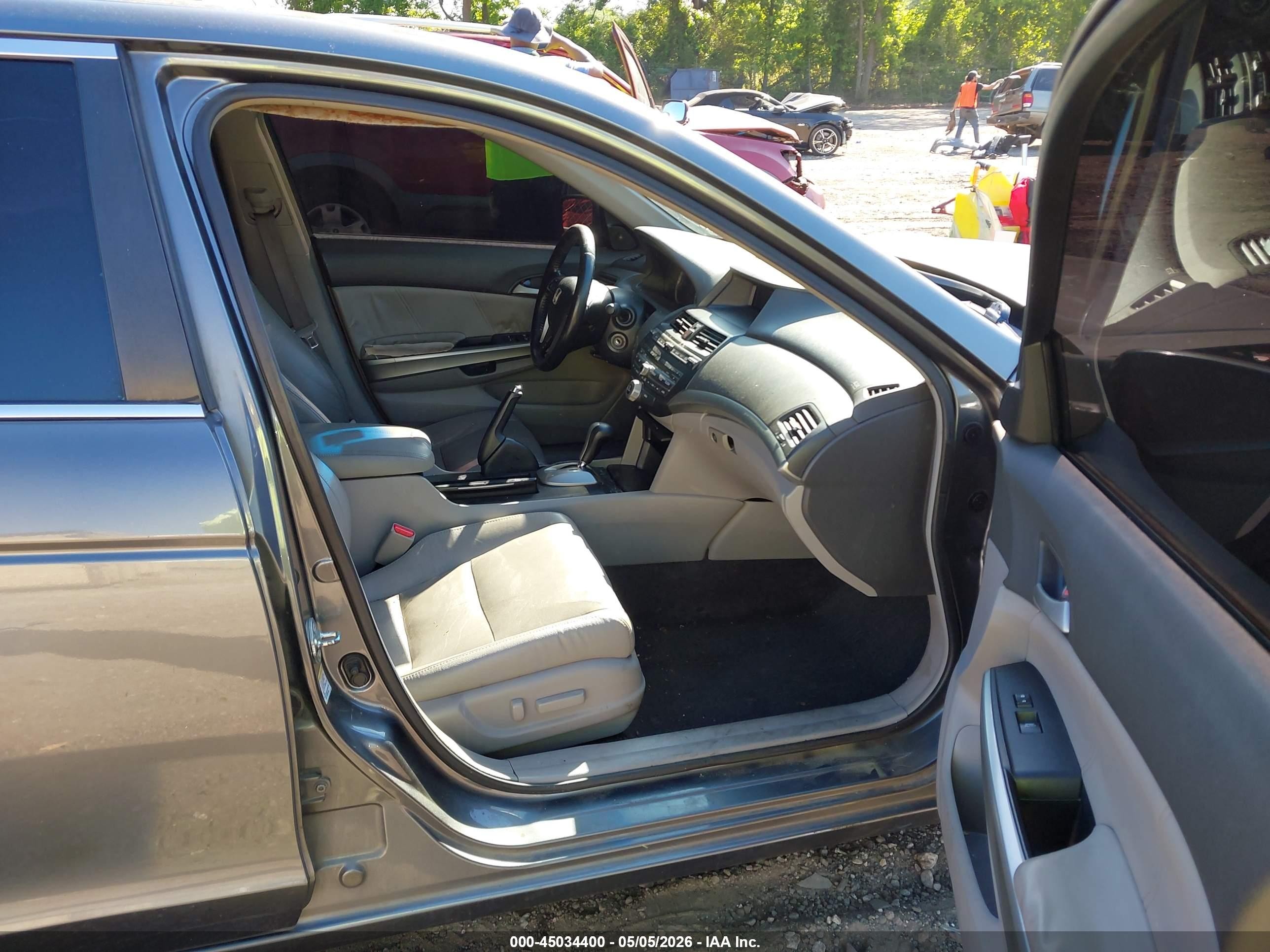 2009 Honda Accord 3.5 Ex-l Gray vin: 1HGCP36809A039400