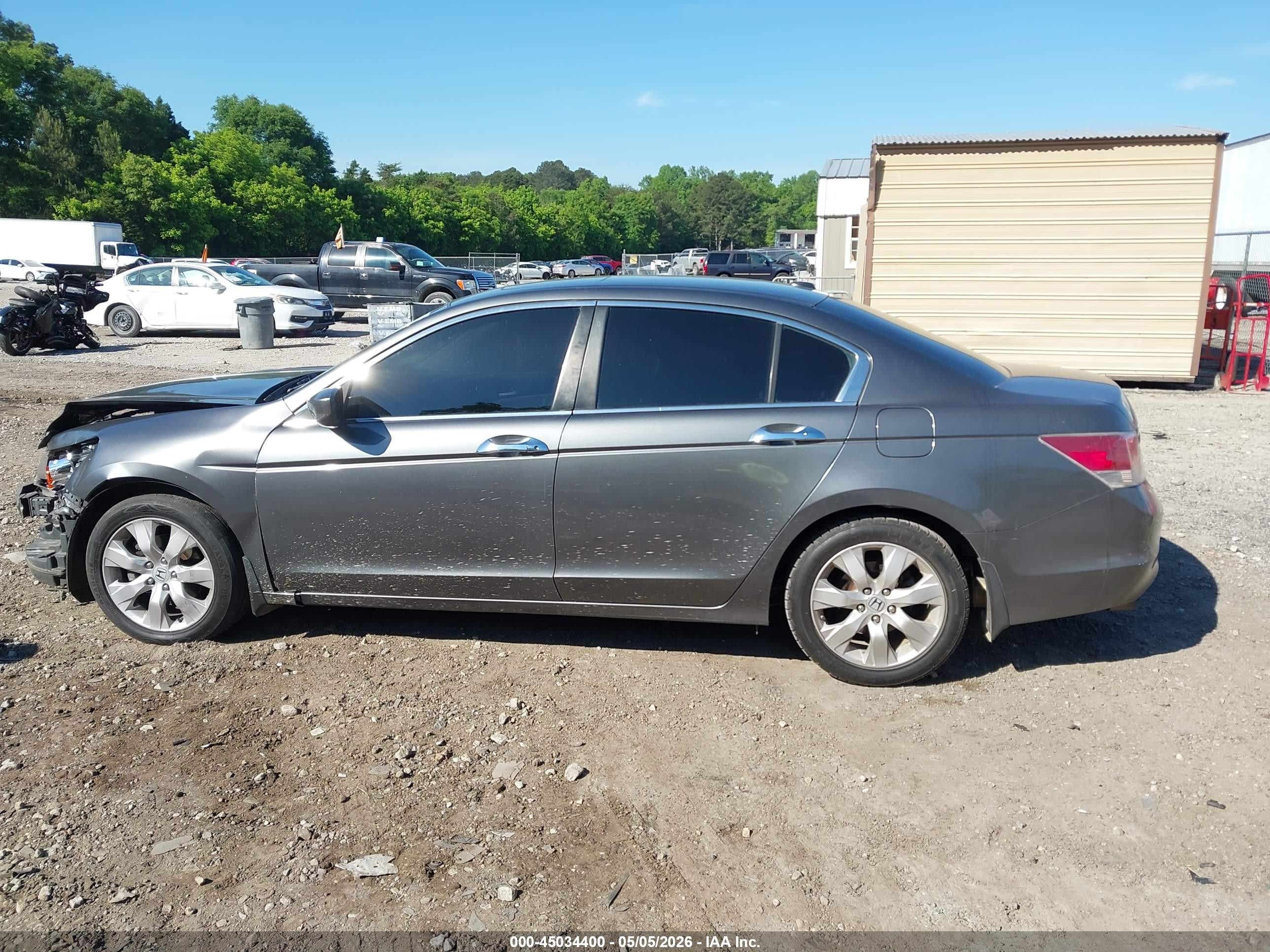 2009 Honda Accord 3.5 Ex-l Gray vin: 1HGCP36809A039400