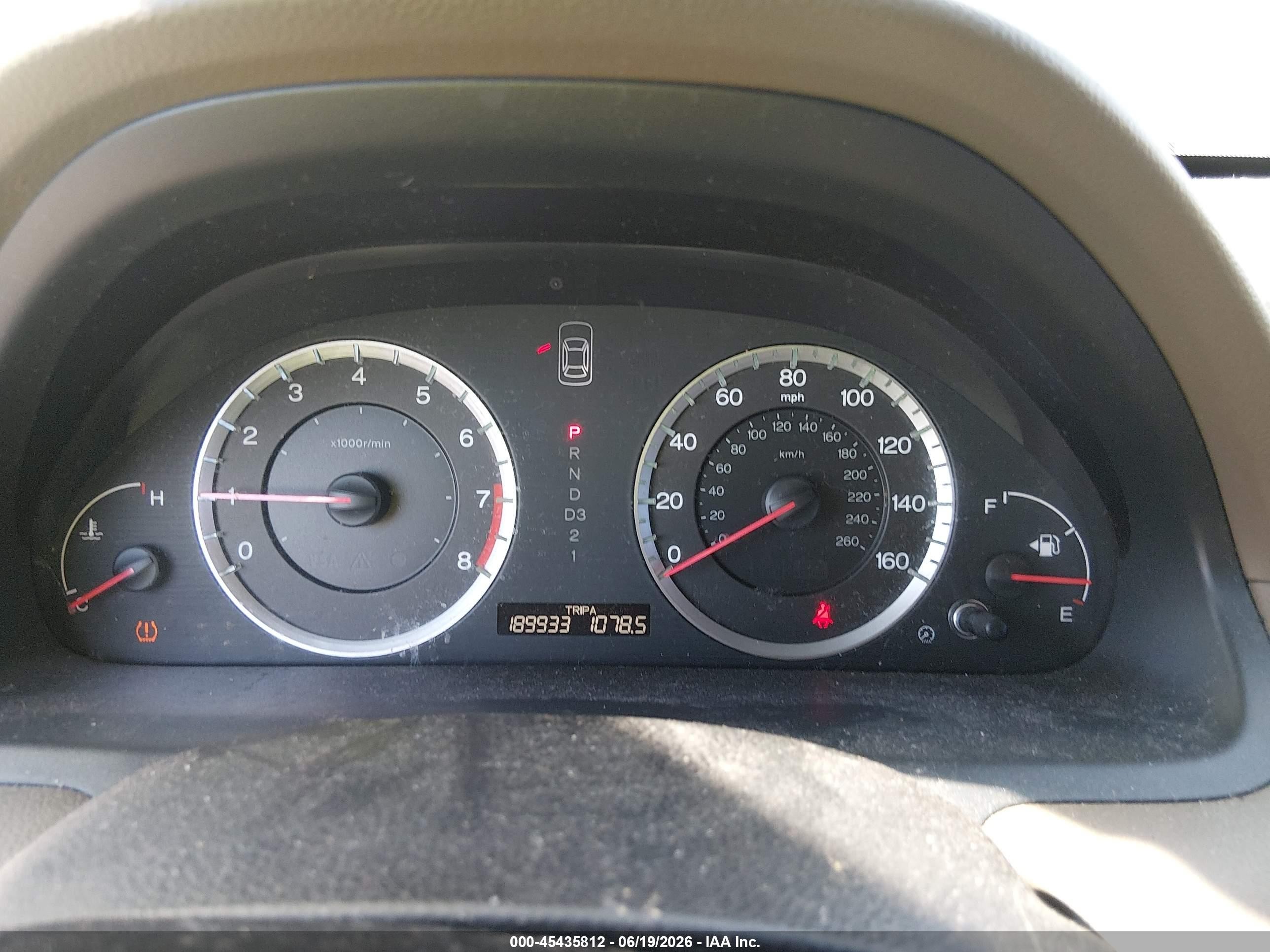 2009 Honda Accord 3.5 Ex-l Burgundy vin: 1HGCP36809A041468