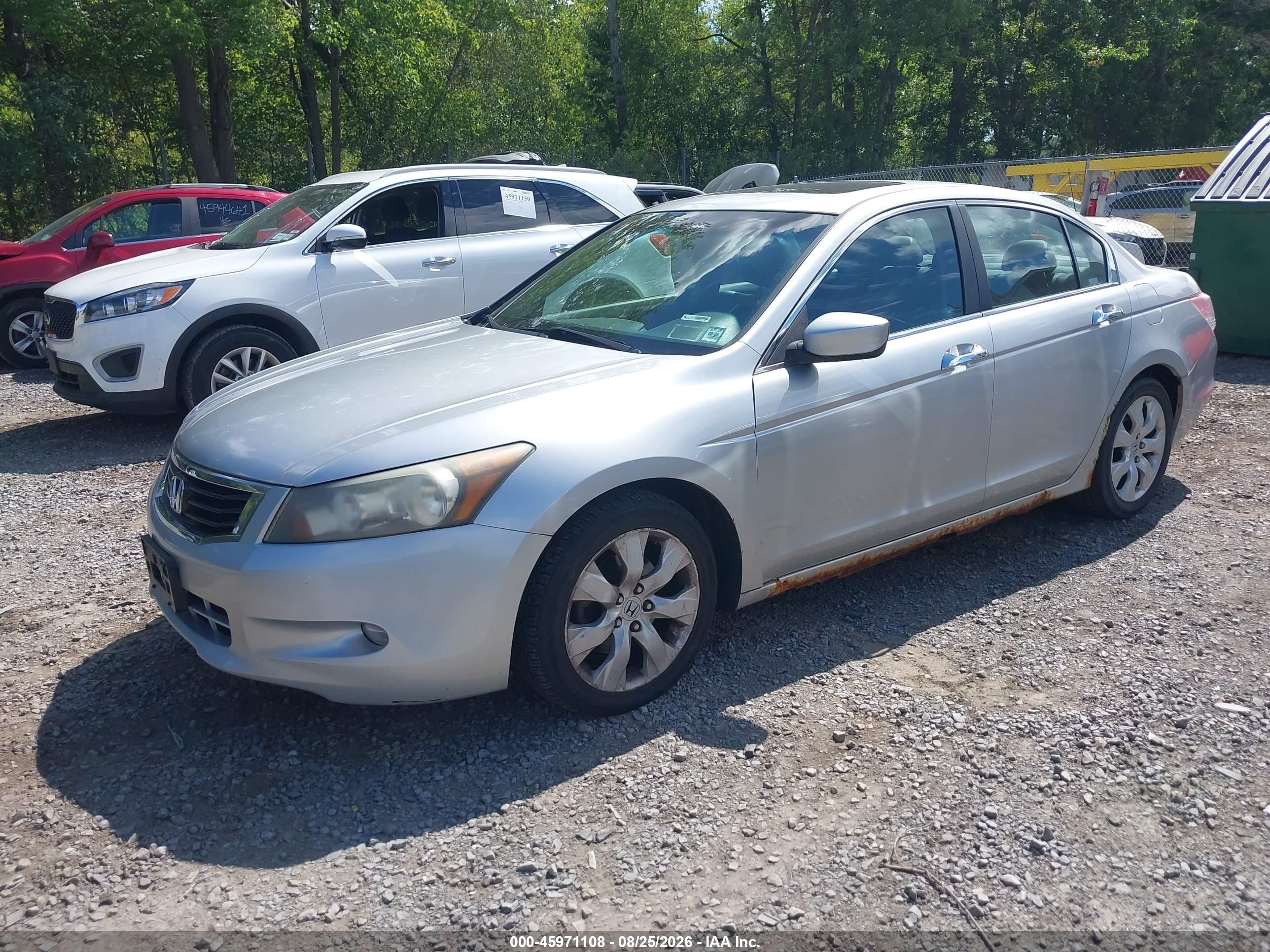 2009 Honda Accord 3.5 Ex-l Silver vin: 1HGCP36809A044886