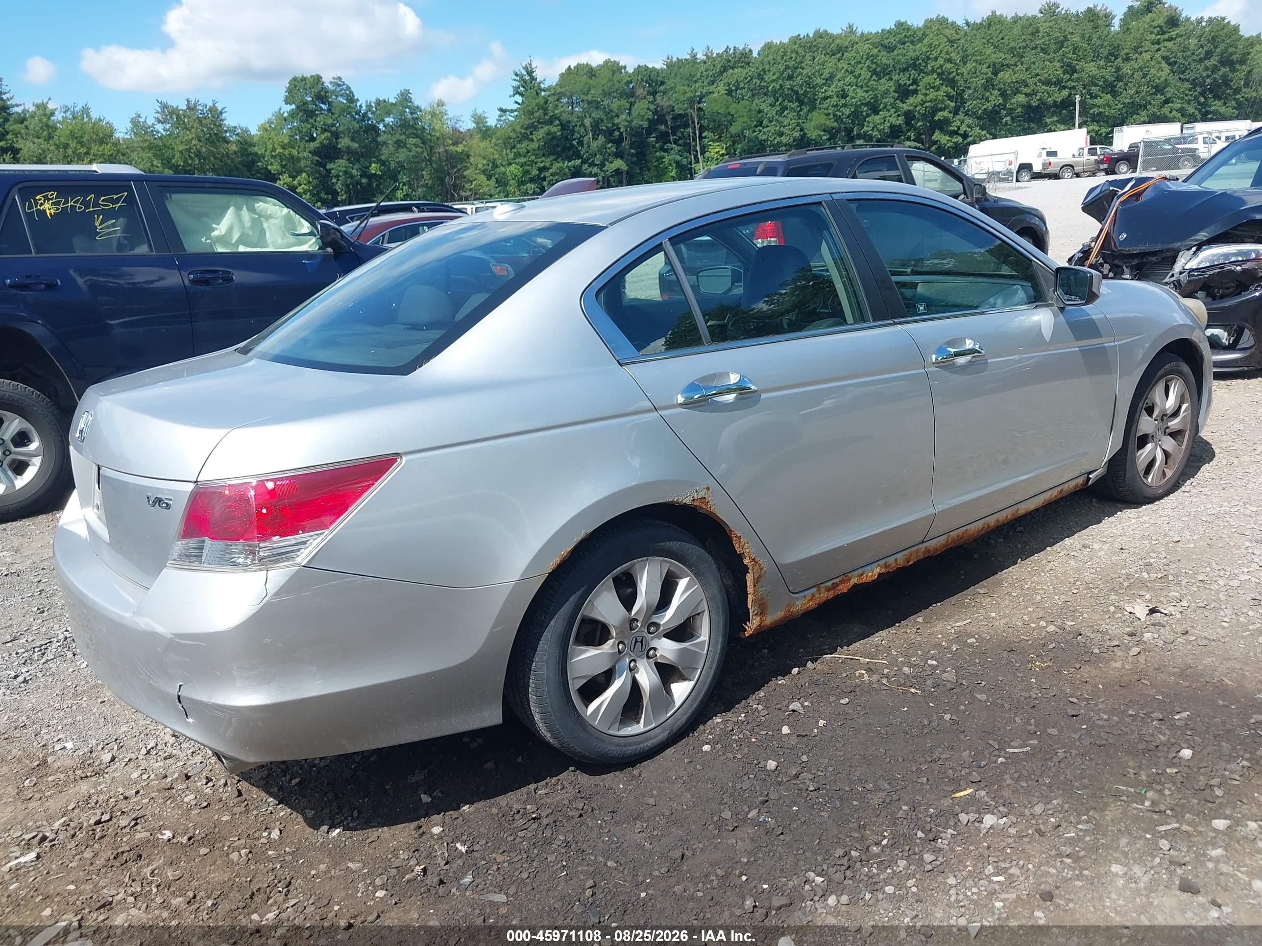 2009 Honda Accord 3.5 Ex-l Silver vin: 1HGCP36809A044886