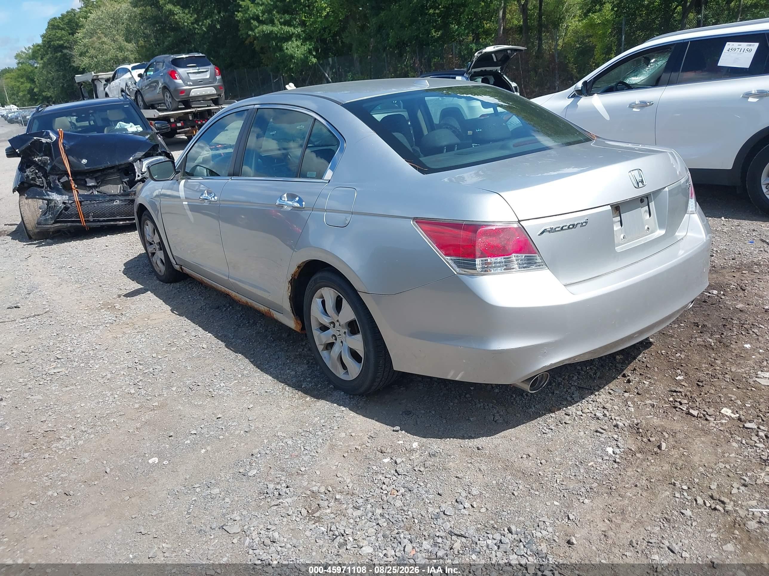 2009 Honda Accord 3.5 Ex-l Silver vin: 1HGCP36809A044886