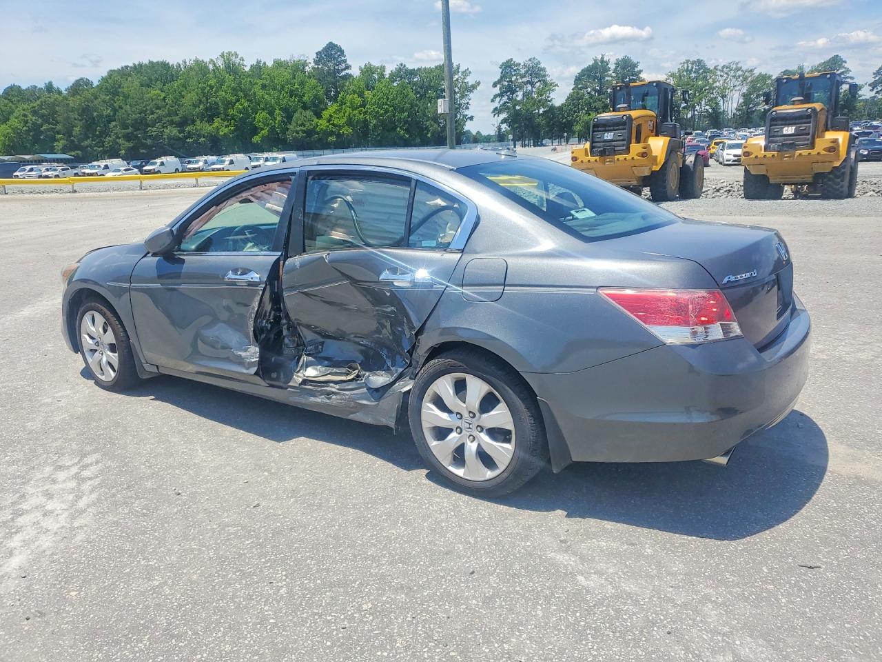 2008 Honda Accord Exl Gray vin: 1HGCP36818A009028