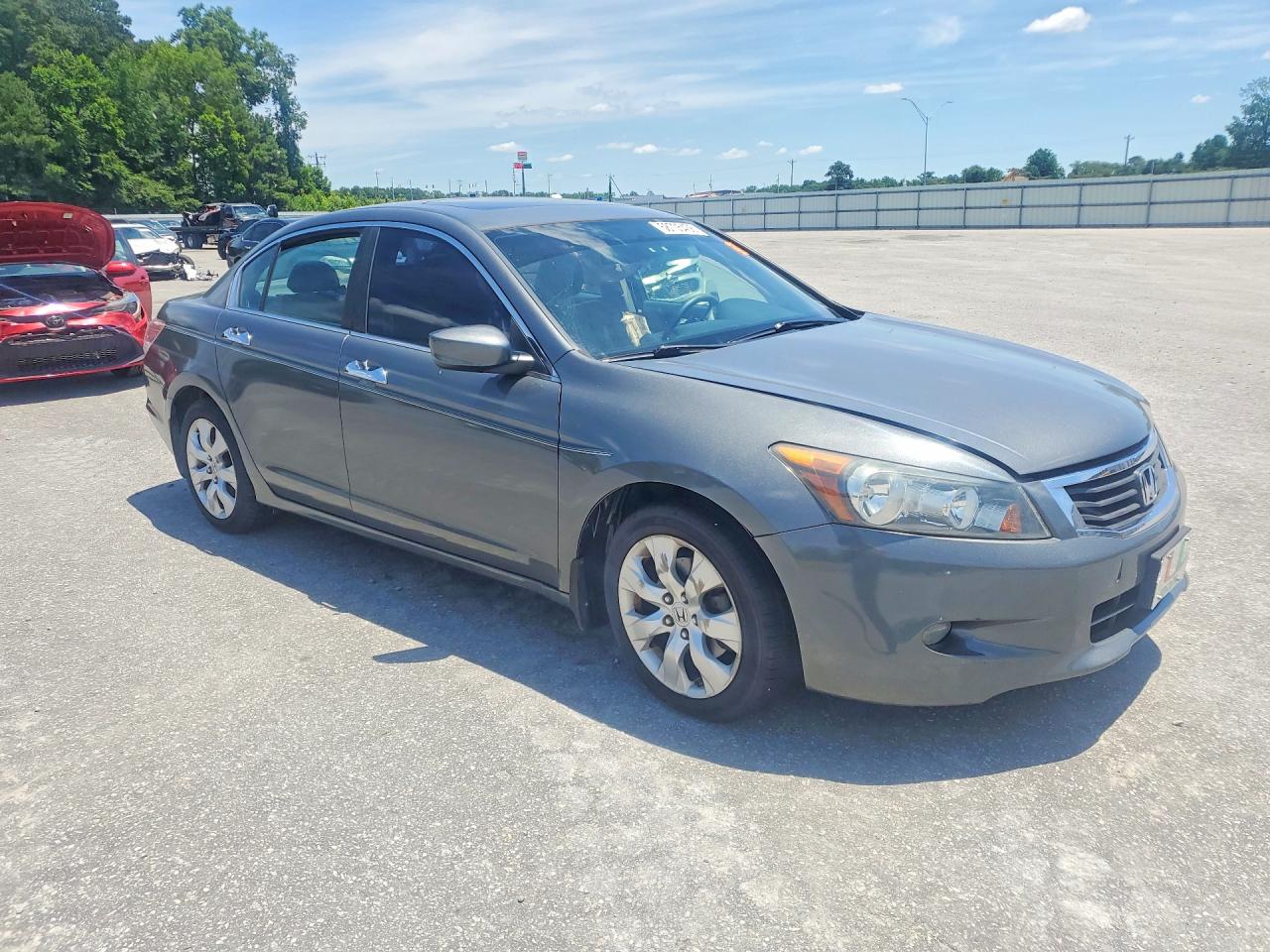 2008 Honda Accord Exl Gray vin: 1HGCP36818A009028