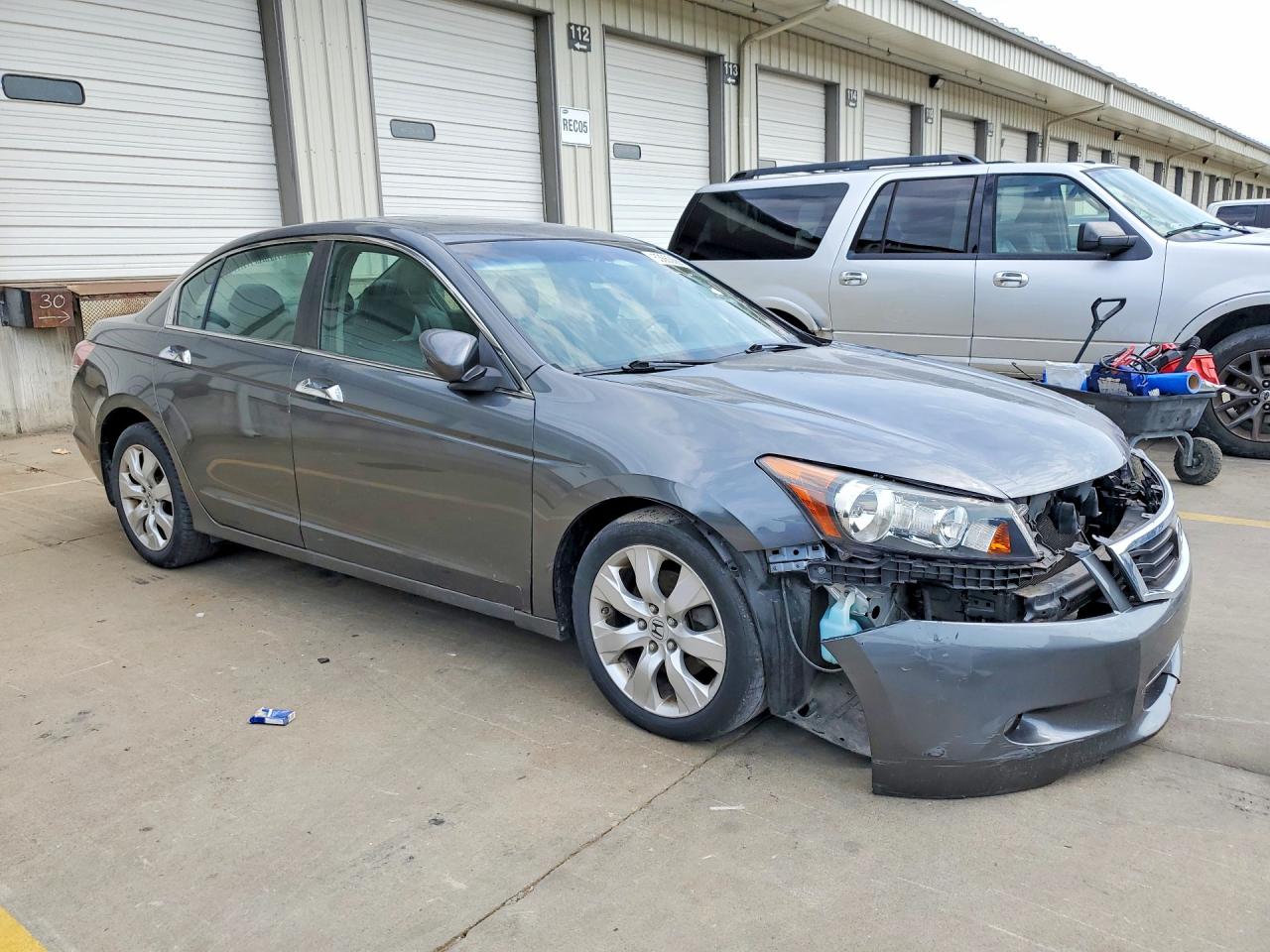 2008 Honda Accord Exl Gray vin: 1HGCP36818A017727