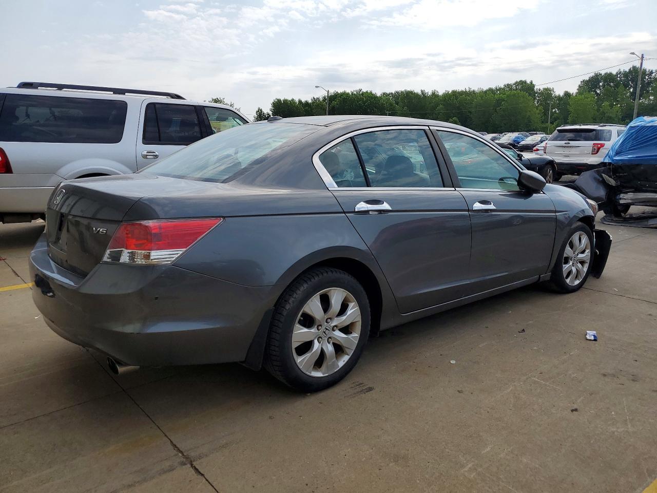 2008 Honda Accord Exl Gray vin: 1HGCP36818A017727