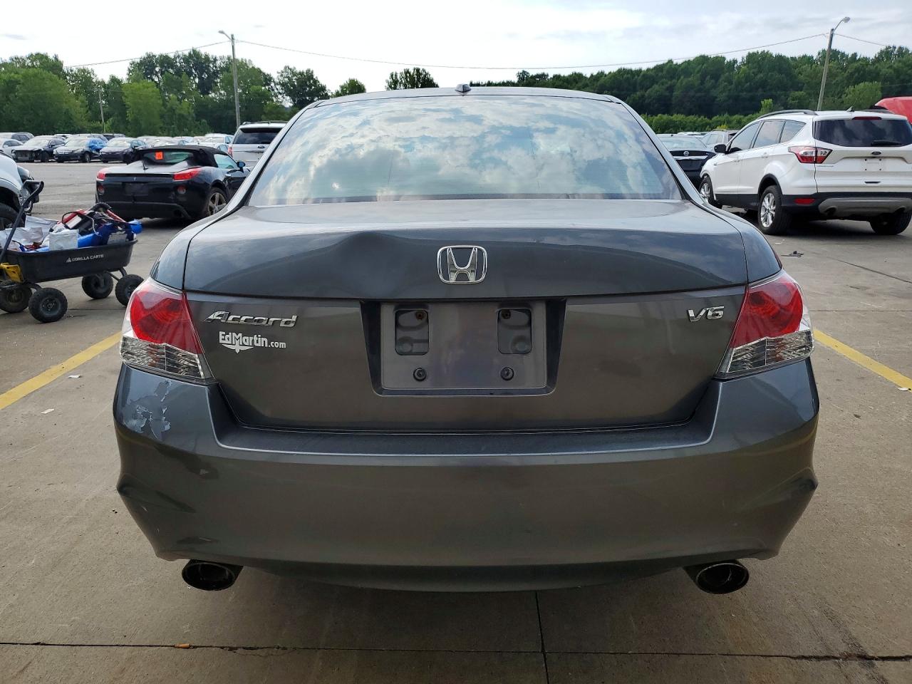 2008 Honda Accord Exl Gray vin: 1HGCP36818A017727