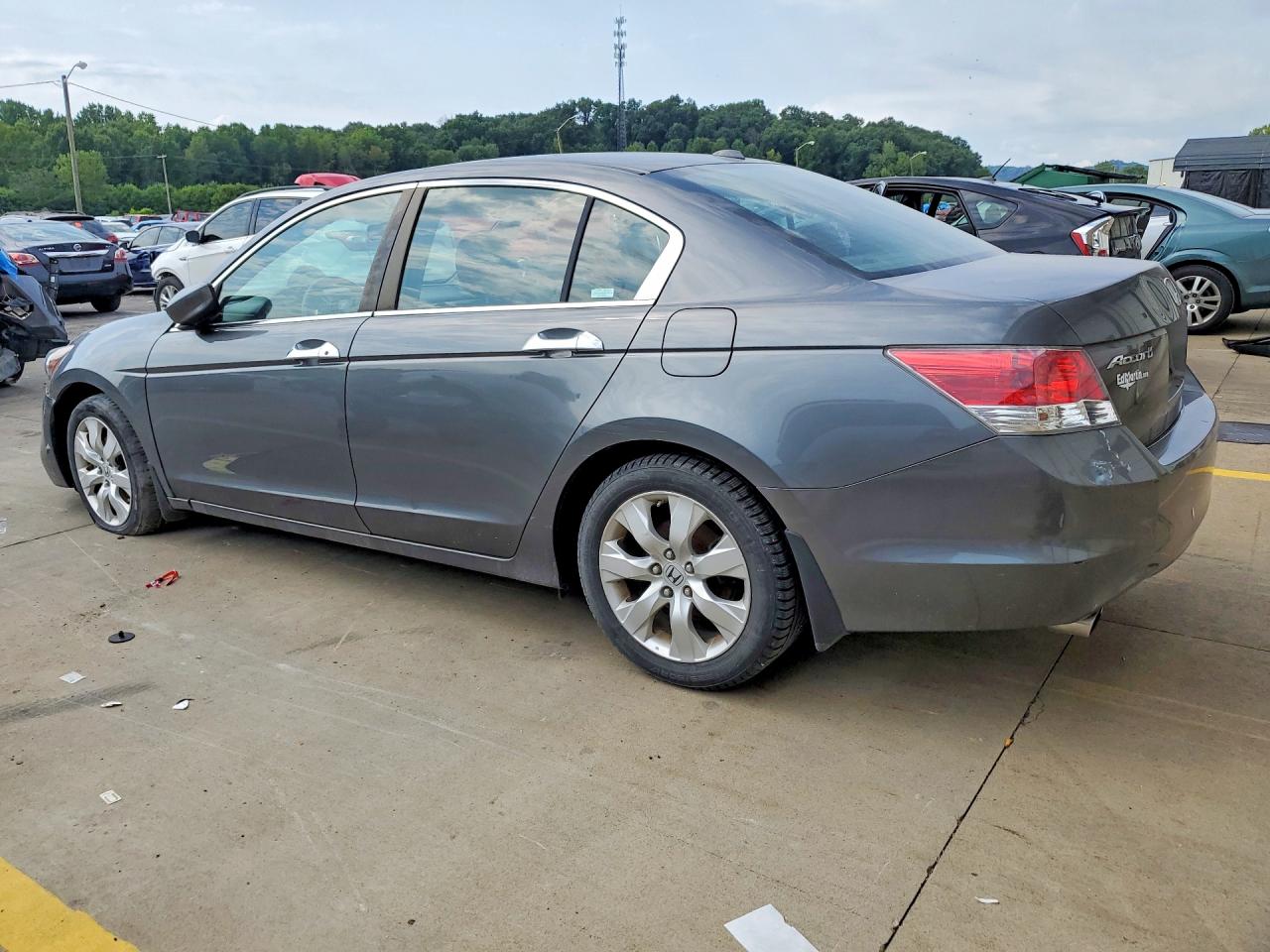 2008 Honda Accord Exl Gray vin: 1HGCP36818A017727