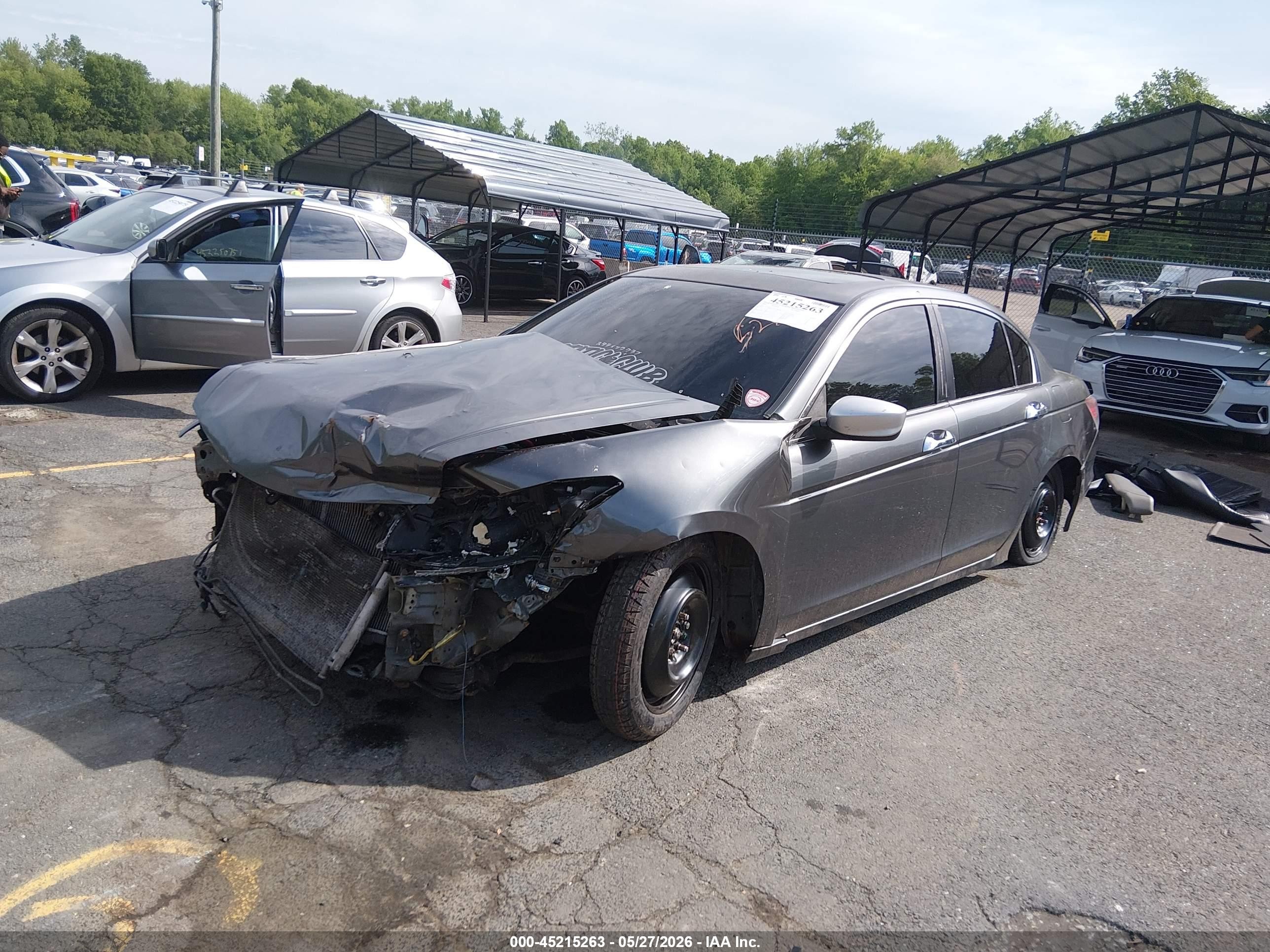 2008 Honda Accord 3.5 Ex-l Gray vin: 1HGCP36818A021311