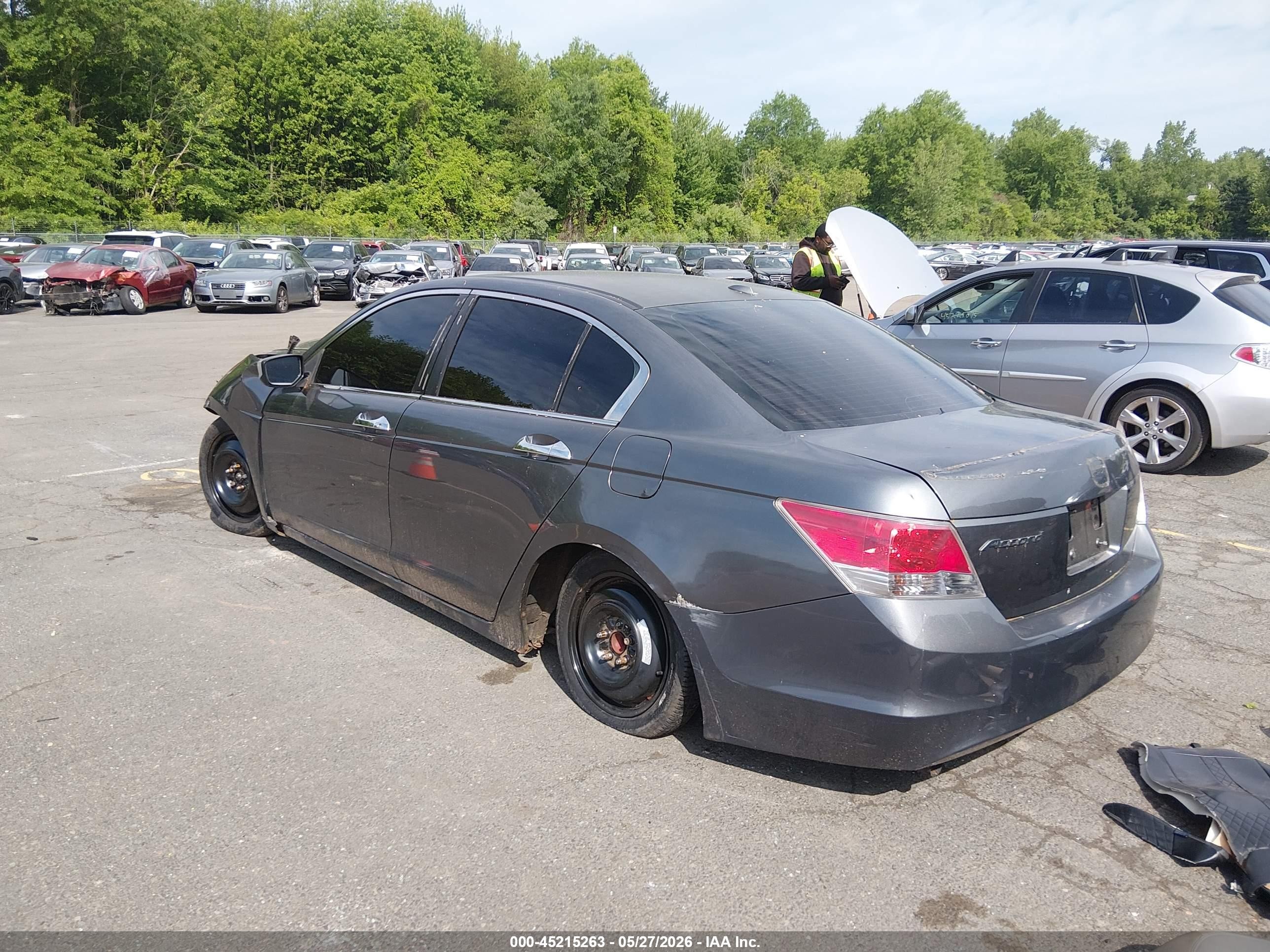 2008 Honda Accord 3.5 Ex-l Gray vin: 1HGCP36818A021311