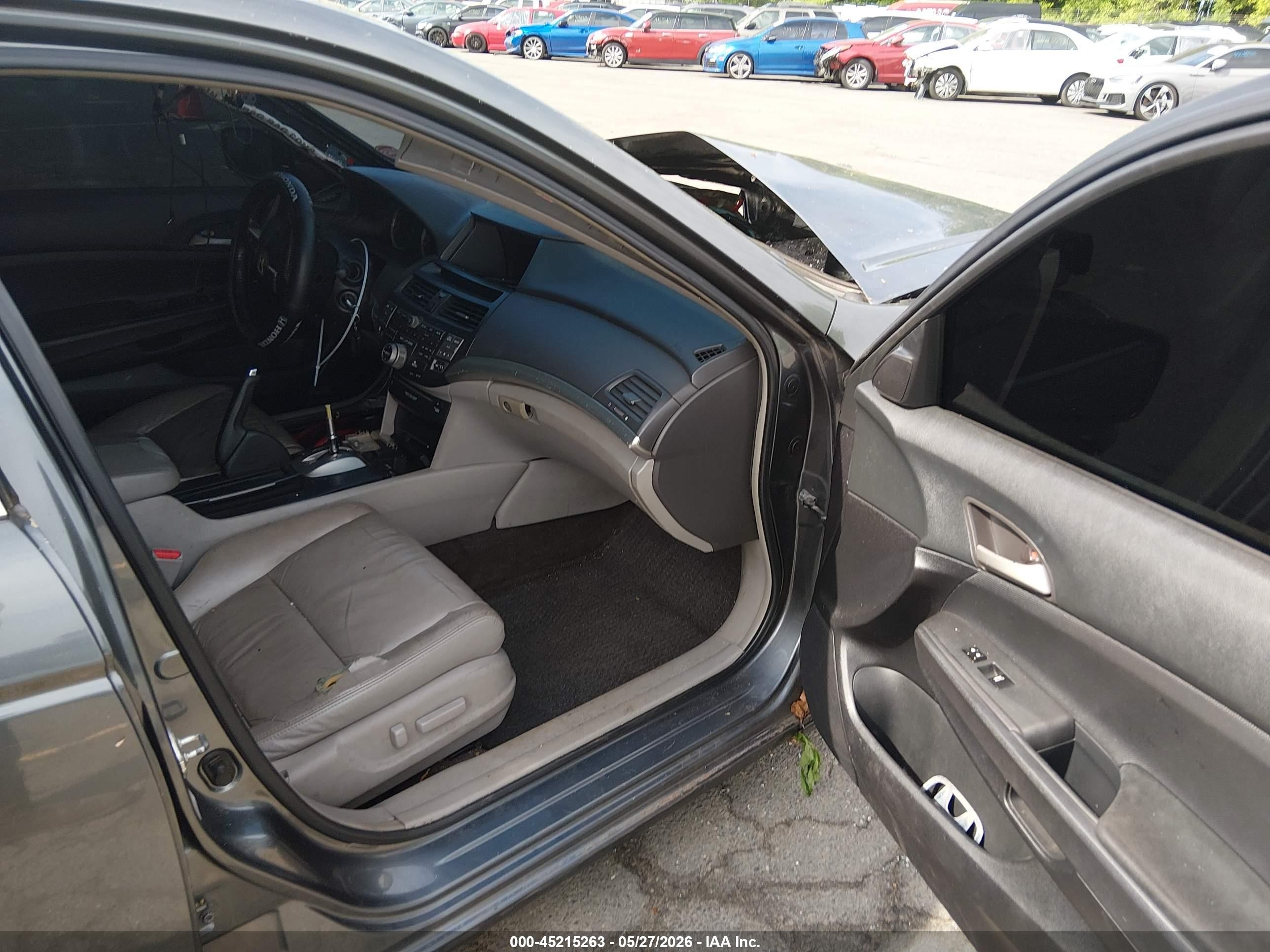 2008 Honda Accord 3.5 Ex-l Gray vin: 1HGCP36818A021311