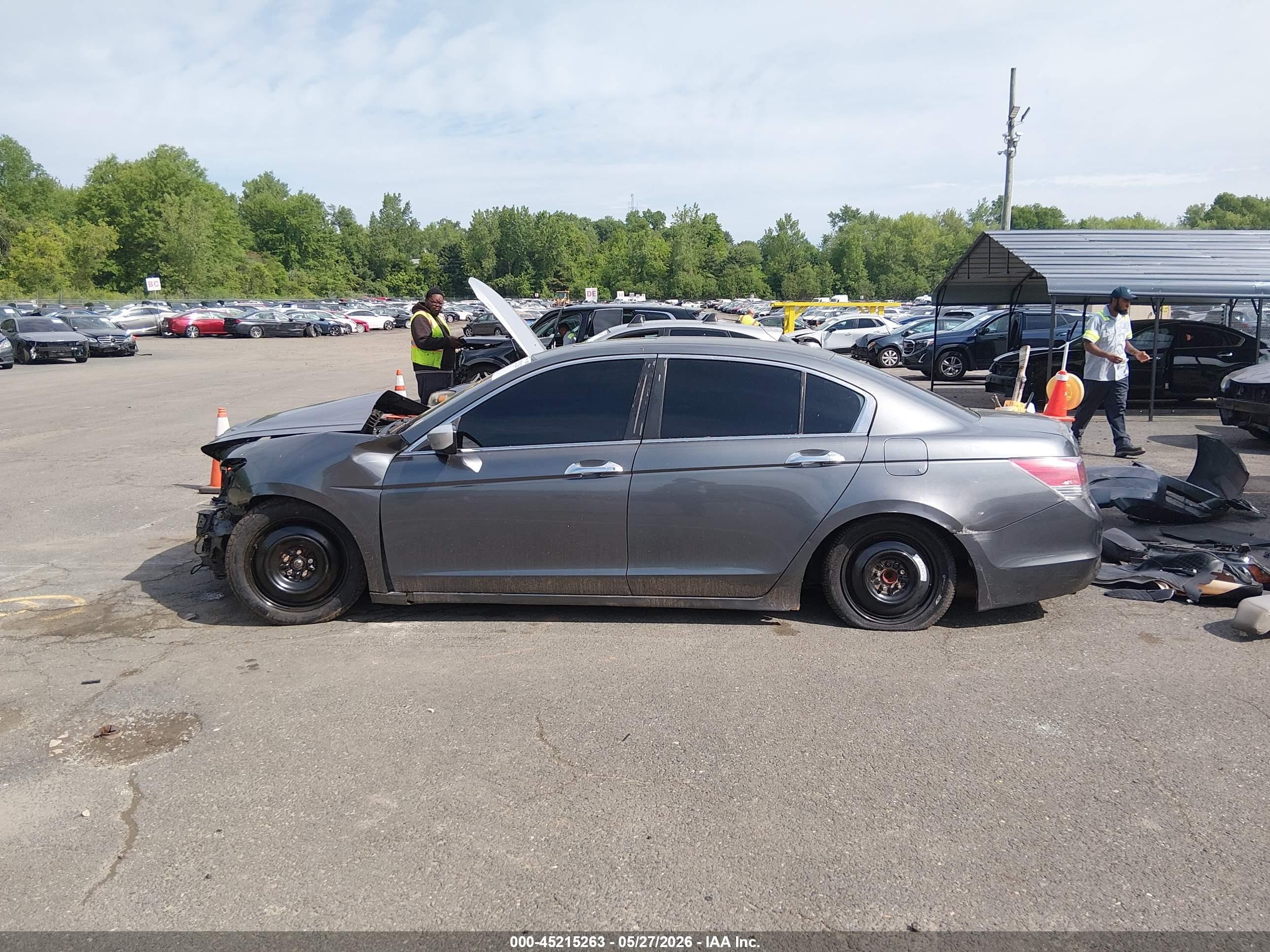 2008 Honda Accord 3.5 Ex-l Gray vin: 1HGCP36818A021311