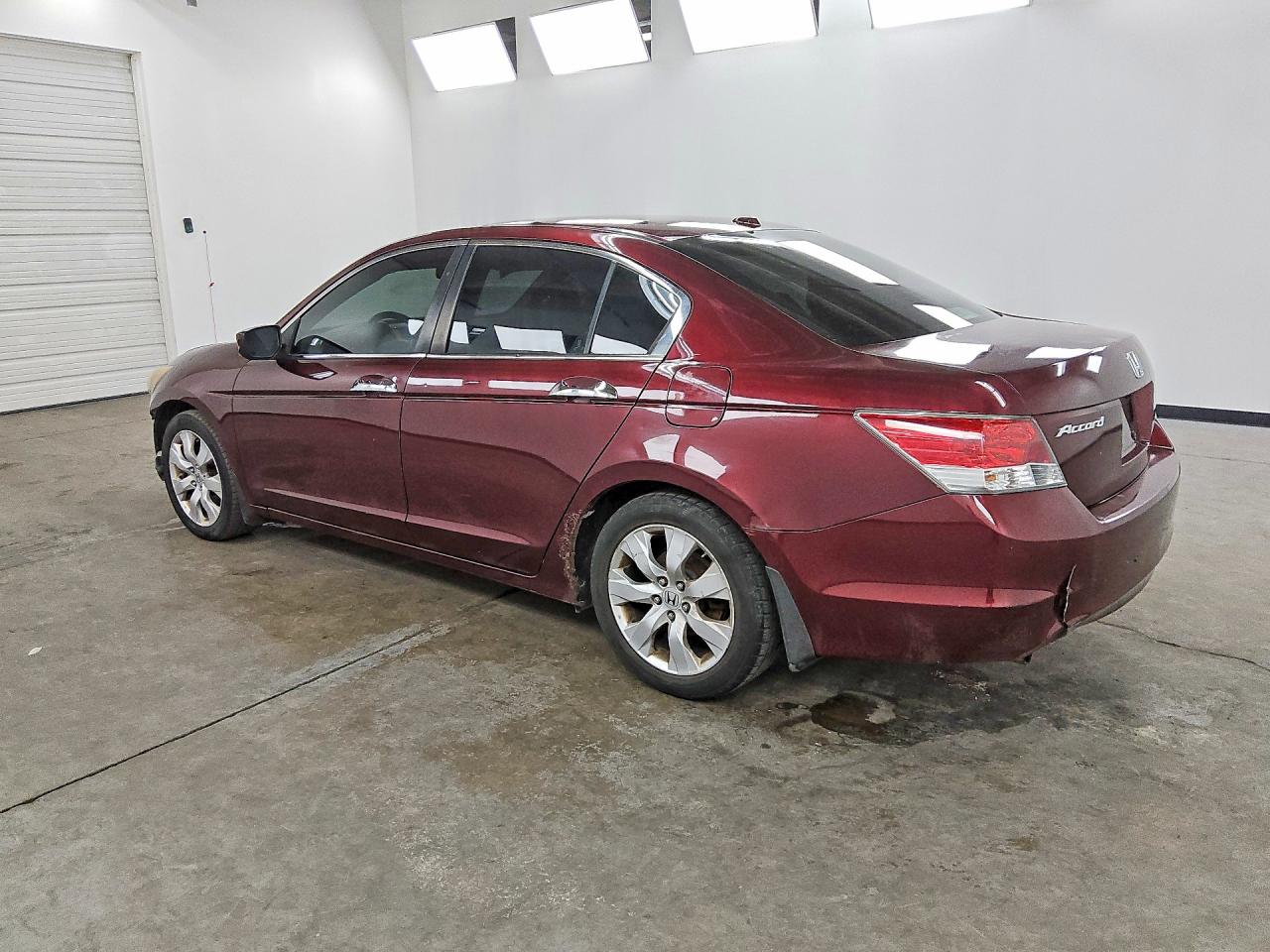 2008 Honda Accord Exl Burgundy vin: 1HGCP36818A036276