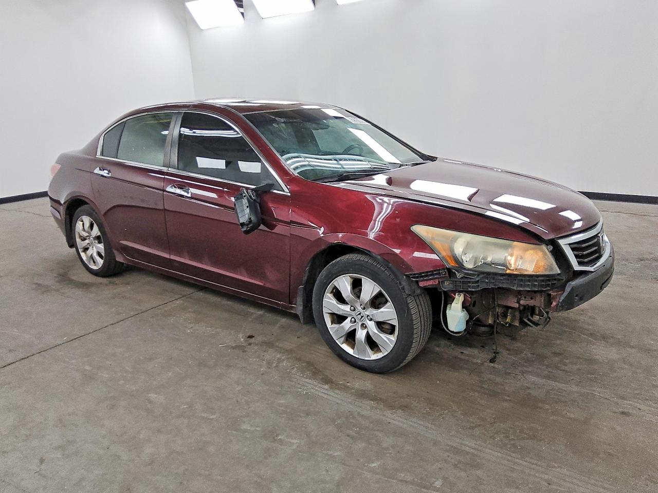 2008 Honda Accord Exl Burgundy vin: 1HGCP36818A036276