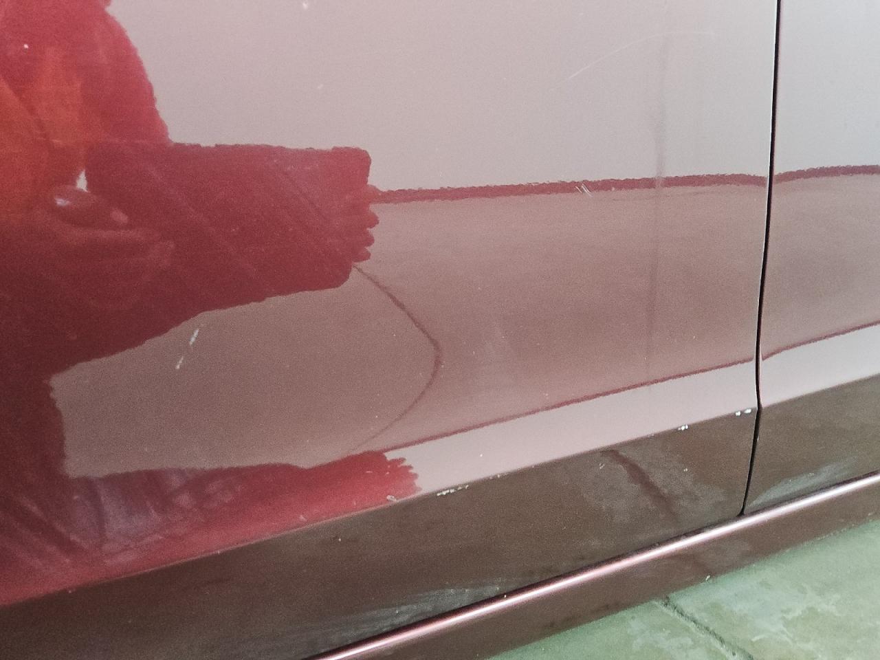 2008 Honda Accord Exl Burgundy vin: 1HGCP36818A036276 Damage: Left Front Door, Heavy Scratch, 1/2 To 1 Inch