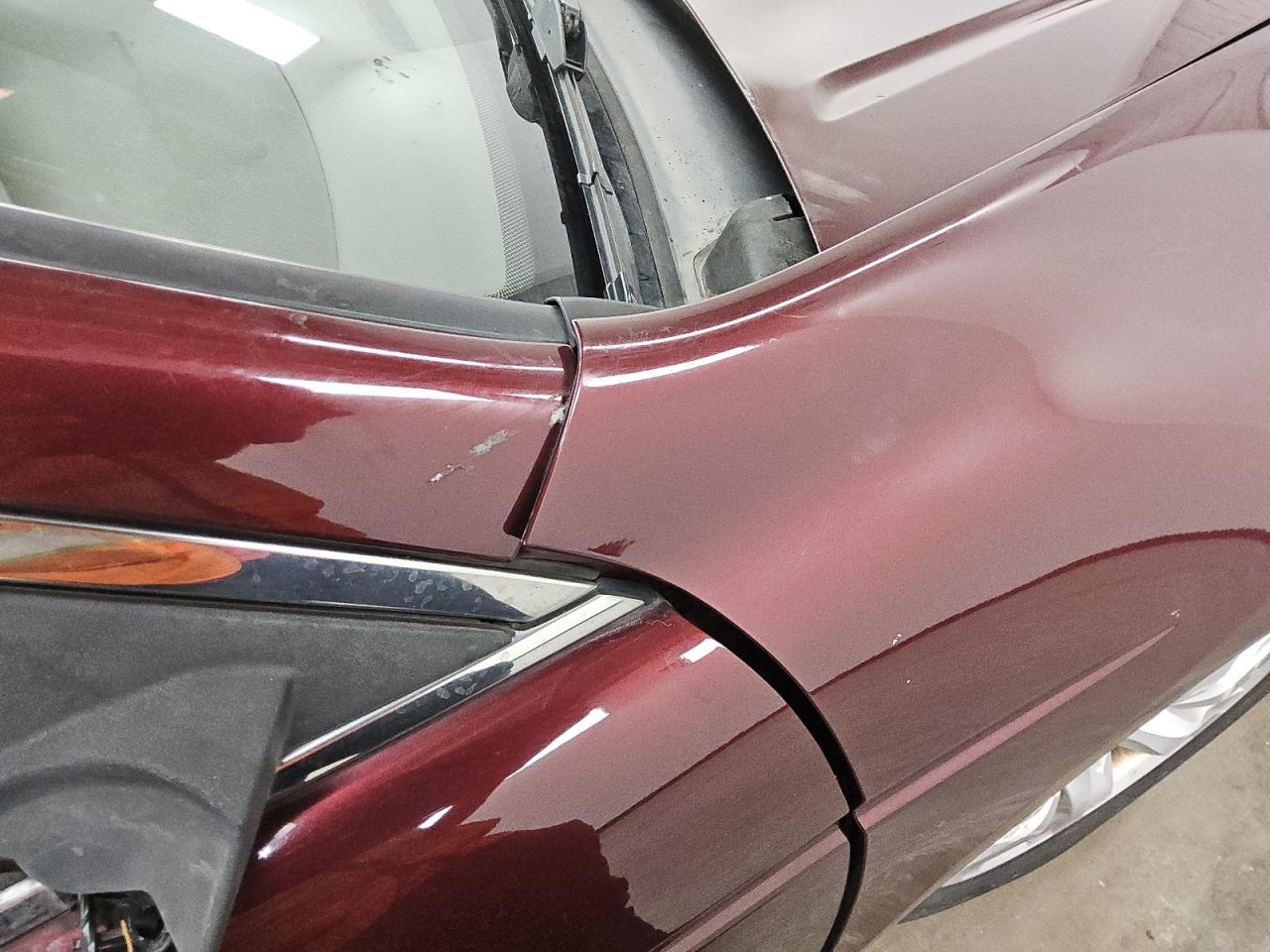 2008 Honda Accord Exl Burgundy vin: 1HGCP36818A036276 Damage: Right Front Fender, Dent(S) W/ Paint Dmg, 1 To 2 Inches