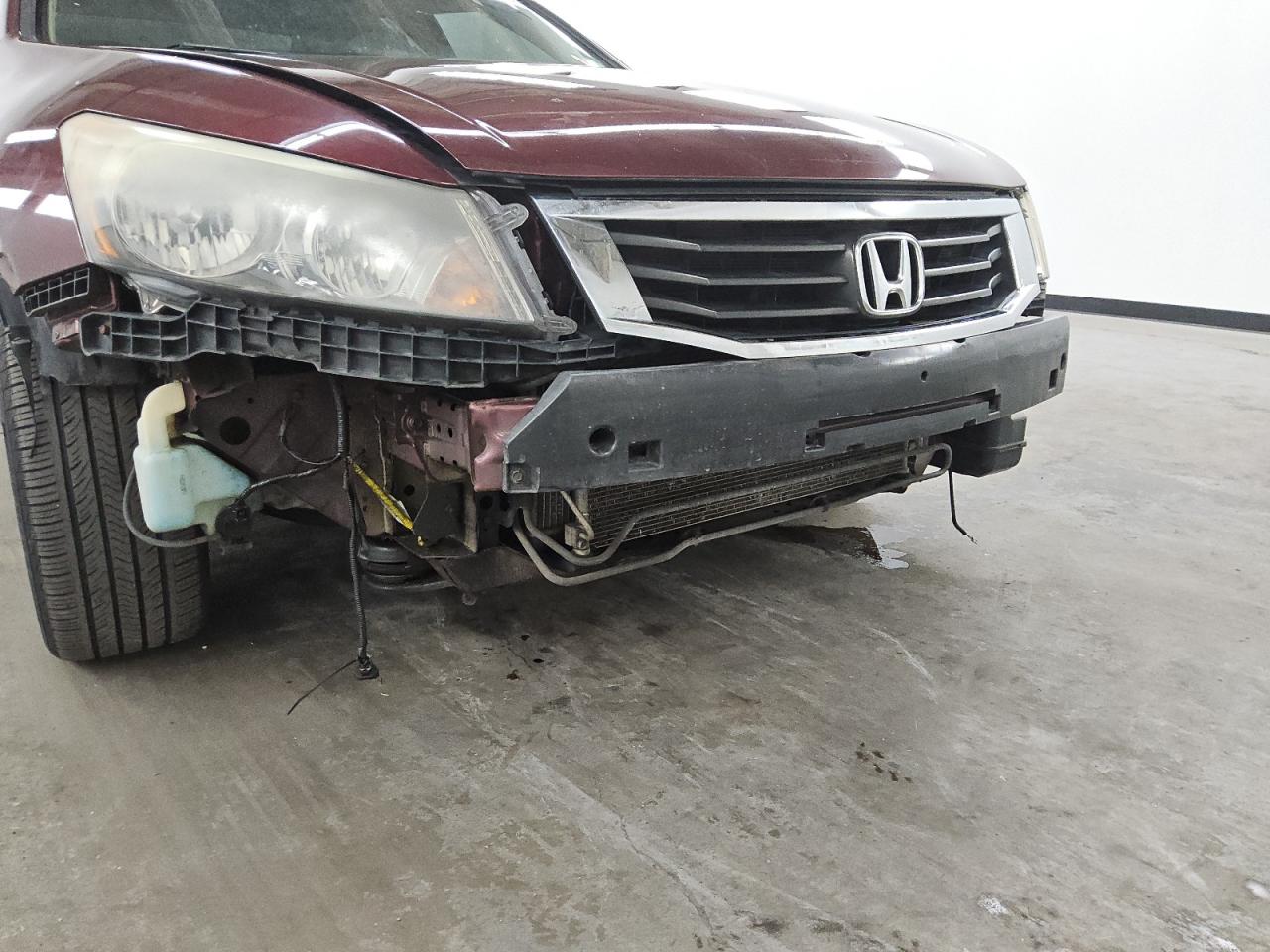 2008 Honda Accord Exl Burgundy vin: 1HGCP36818A036276 Damage: Right Head Lamp, Faded, Repair Required